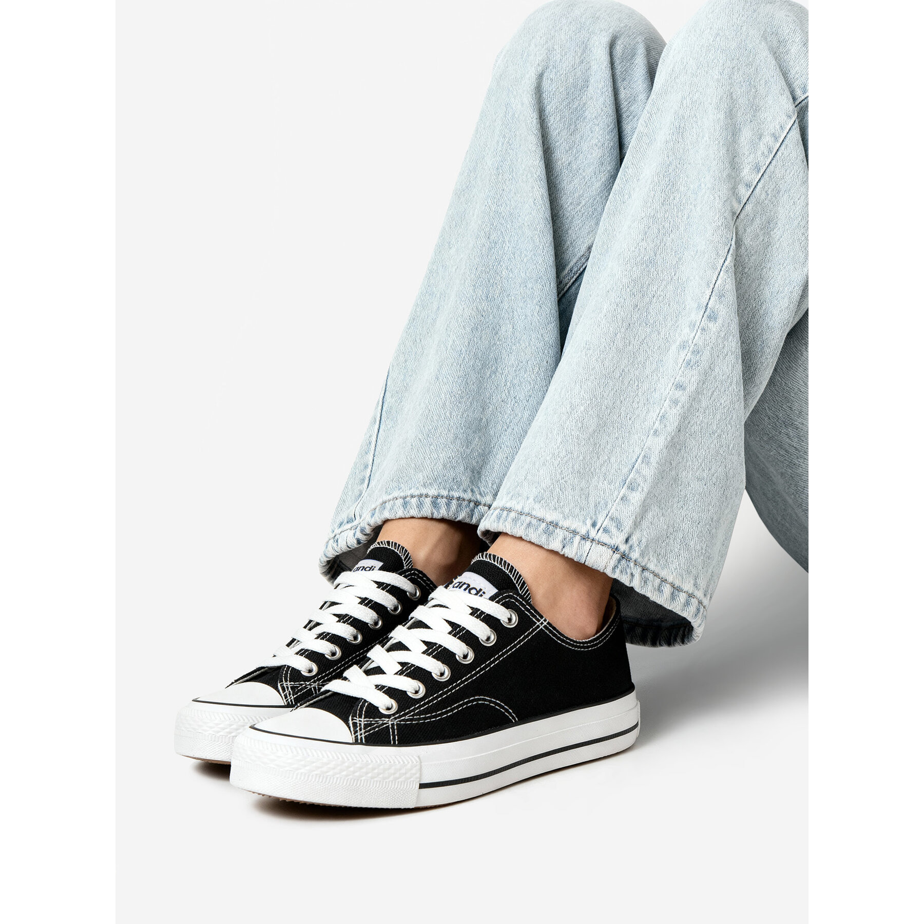 Sprandi Sneakers aus Stoff CEO-YL201402 Schwarz