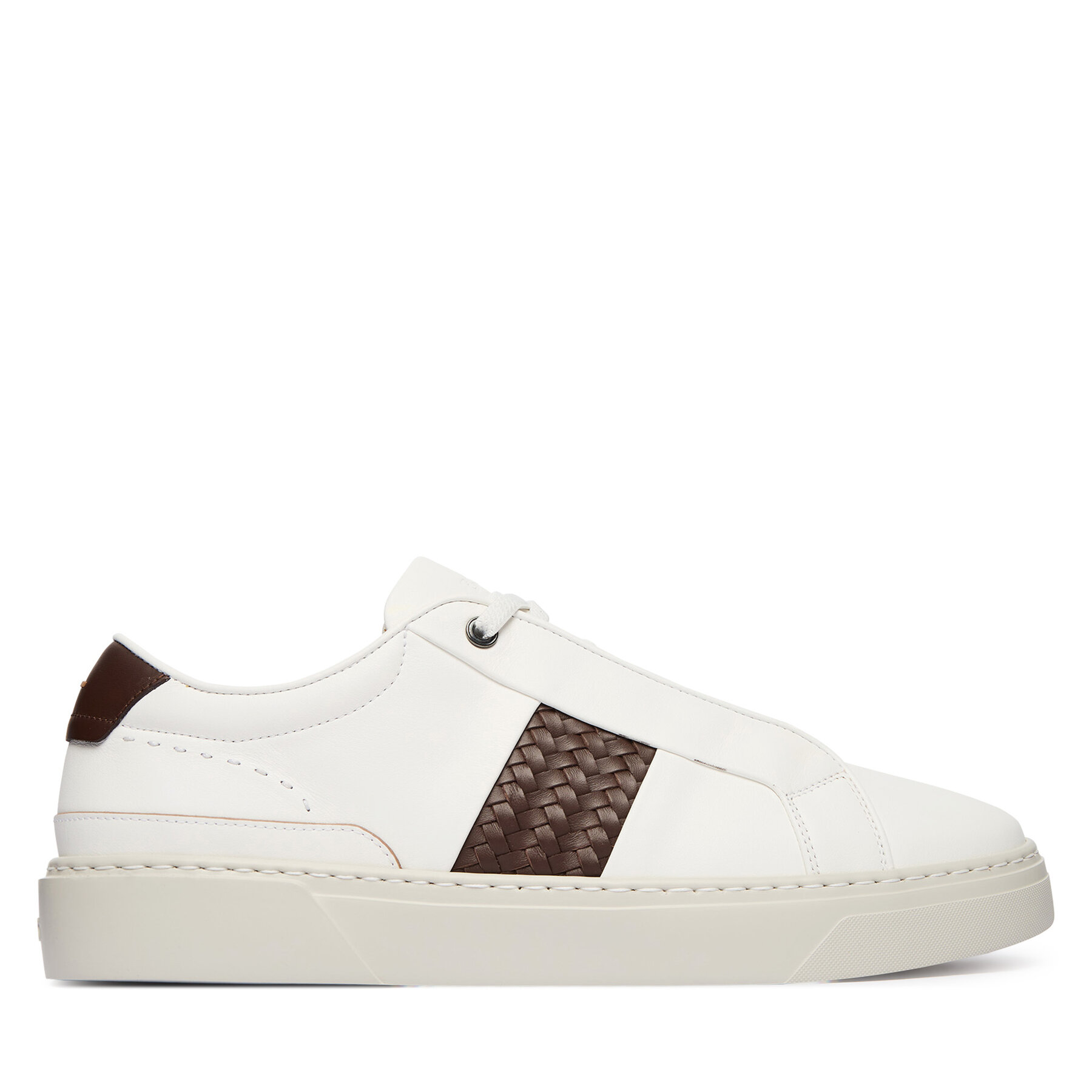 Sneakersy BOSS Gary 50555667 Biela