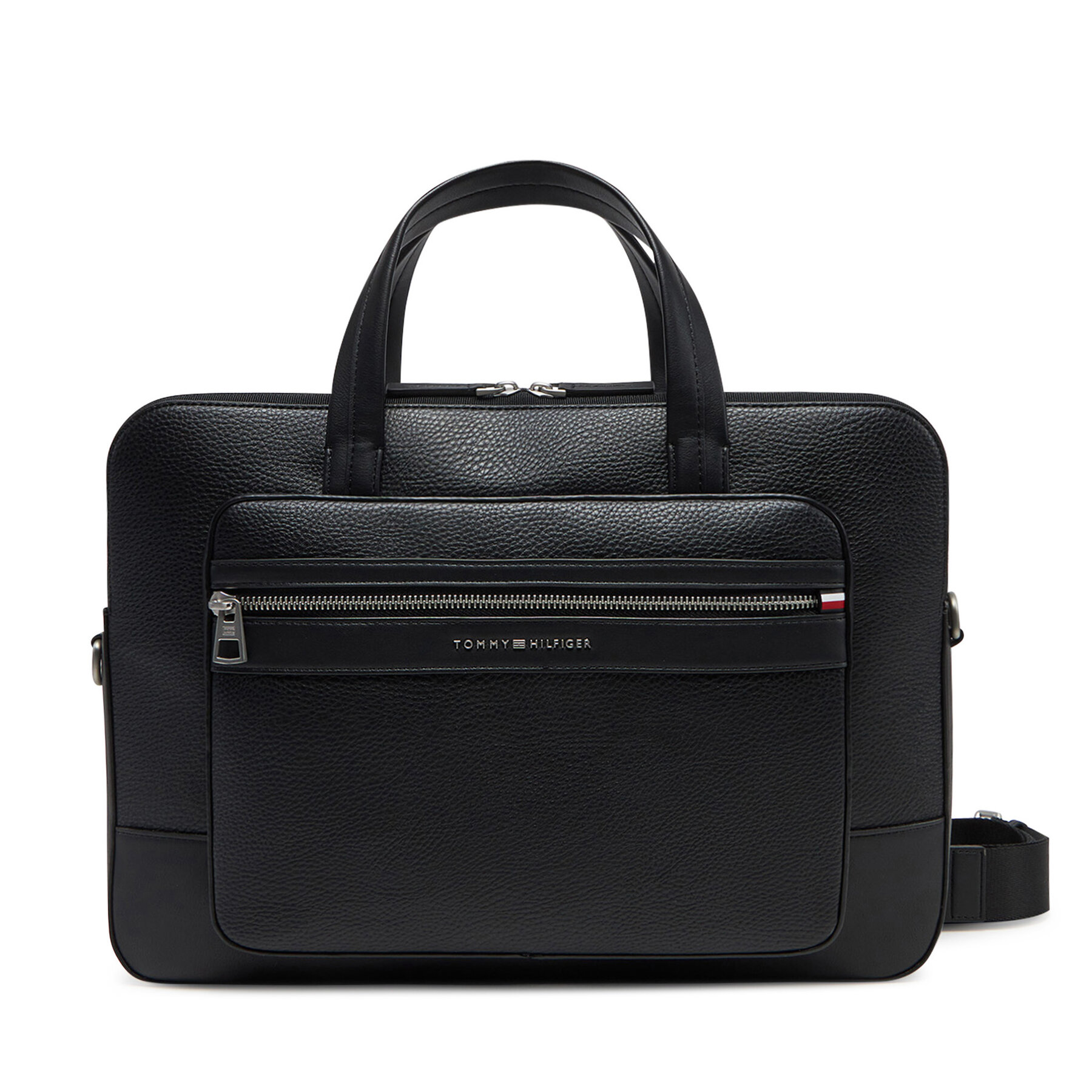 Taška na laptop Tommy Hilfiger Th Central Computer Bag AM0AM13203 Čierna