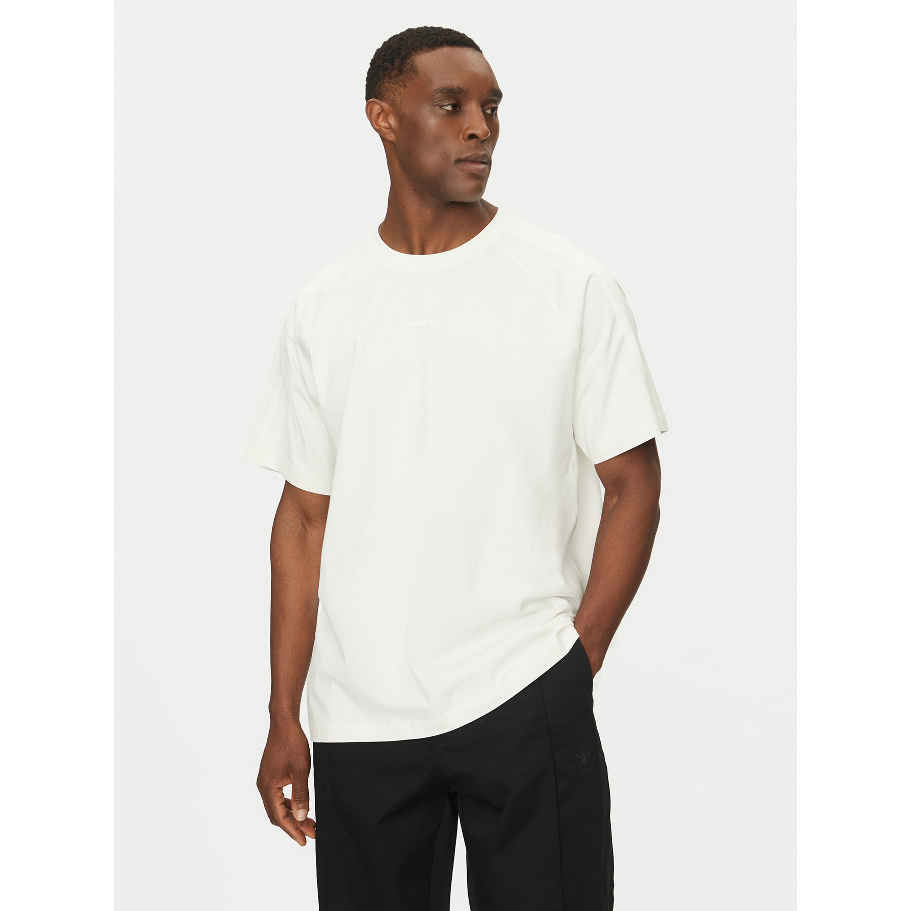 adidas T-Shirt Premium Essentials JD3278 Λευκό Loose Fit