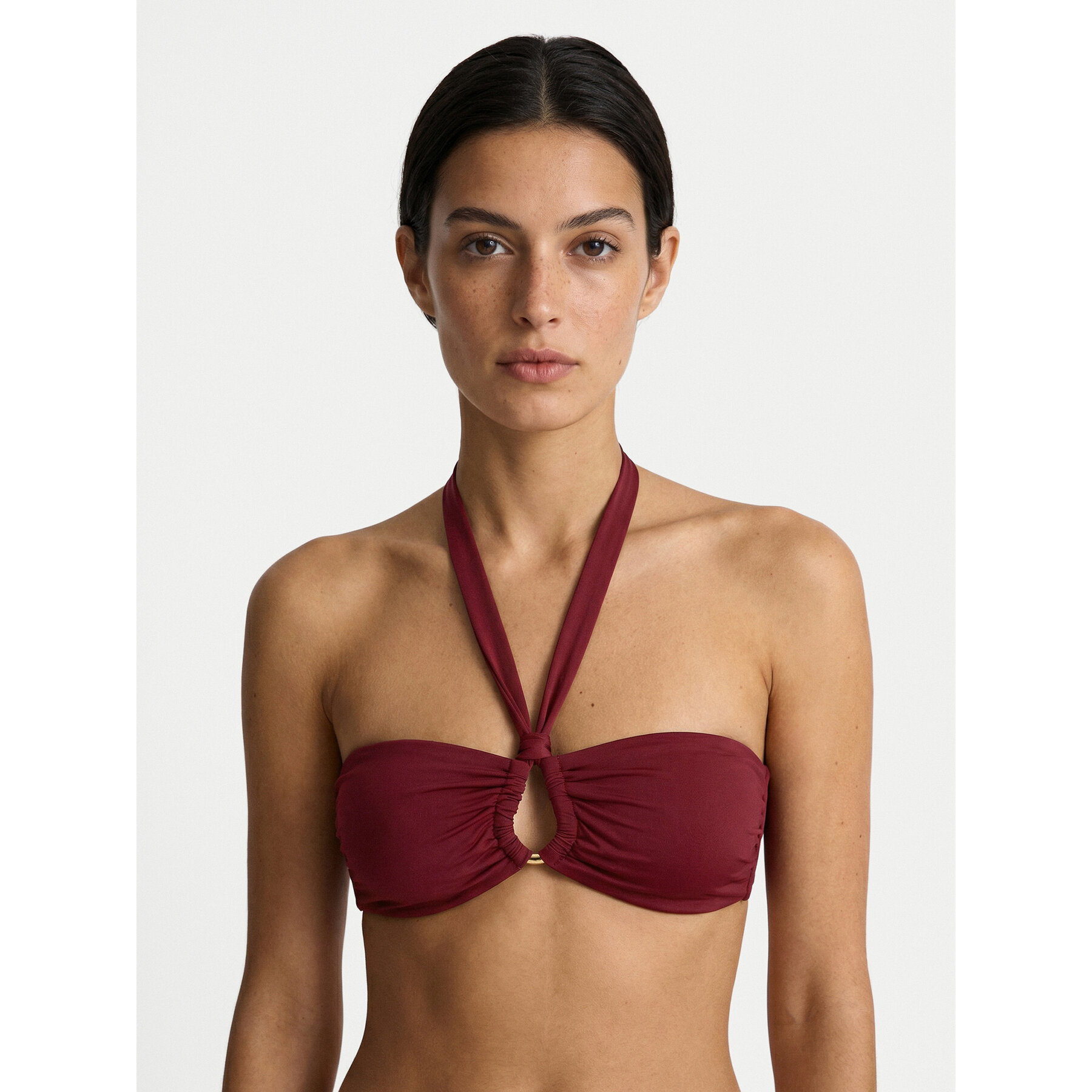 Guess Bikini-Oberteil E6GJ15 KF590 Dunkelrot