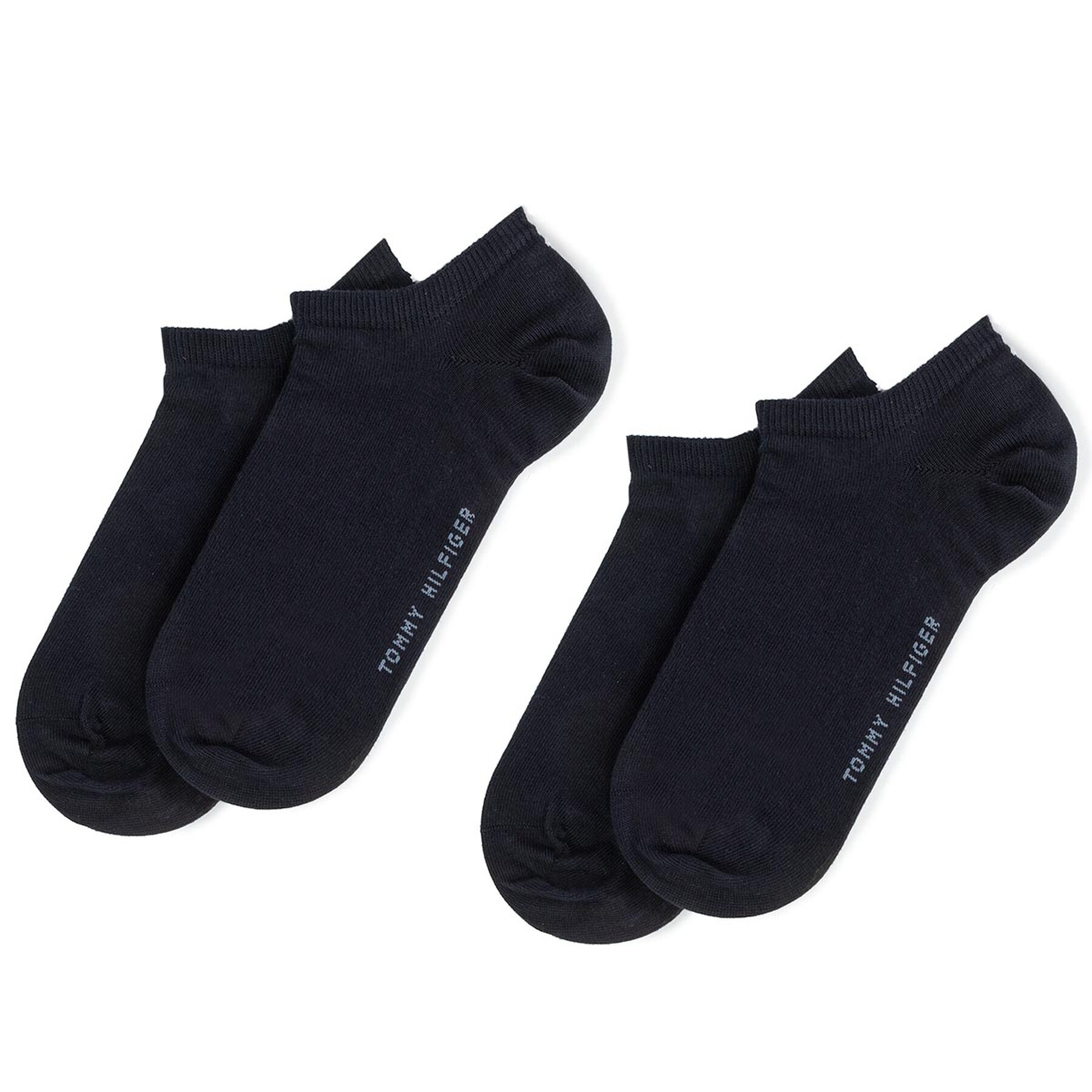 Lot de 2 paires de chaussettes basses femme Tommy Hilfiger 342023001 Bleu marine