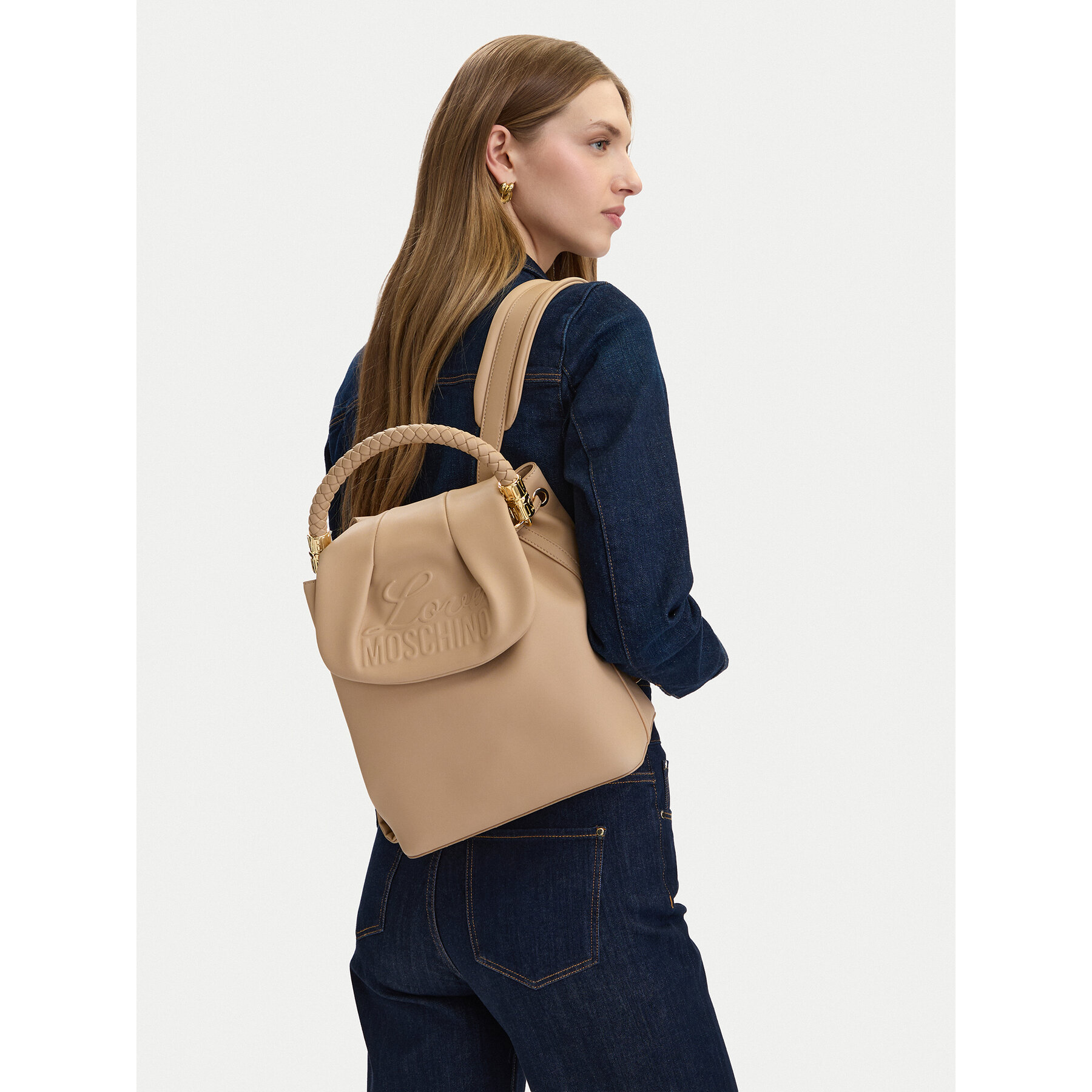 Hátizsák LOVE MOSCHINO JC4224PP0OKA0209 Bézs