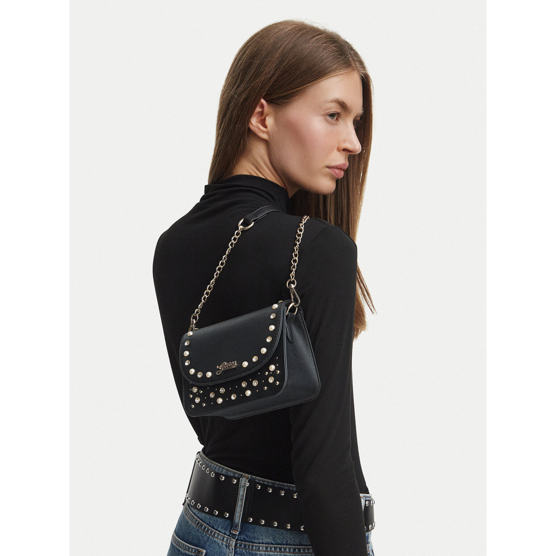 Geantă Guess J6BZ57 W5115 Negru