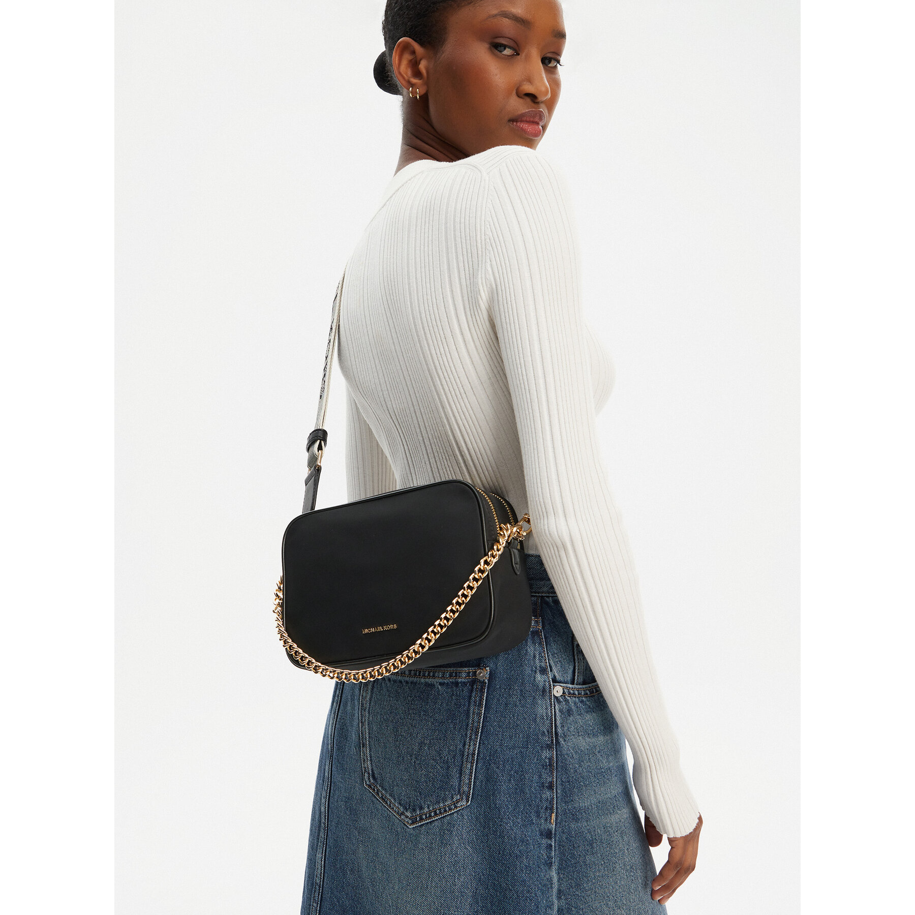 Geantă MICHAEL Michael Kors 32S5GYTC5C Negru