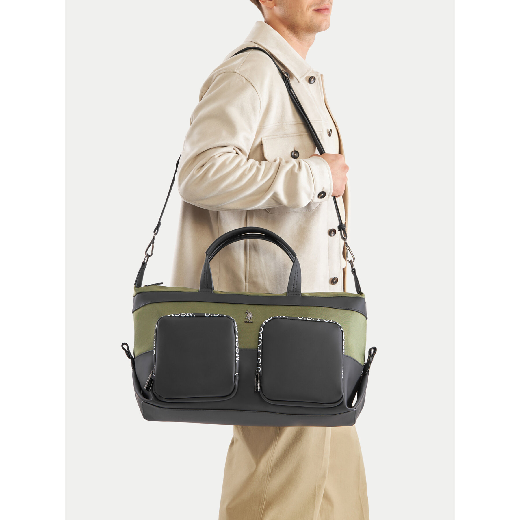 Τσάντα Σαββατοκύριακου U.S. Polo Assn. BIUXT6260MPJ Πράσινο