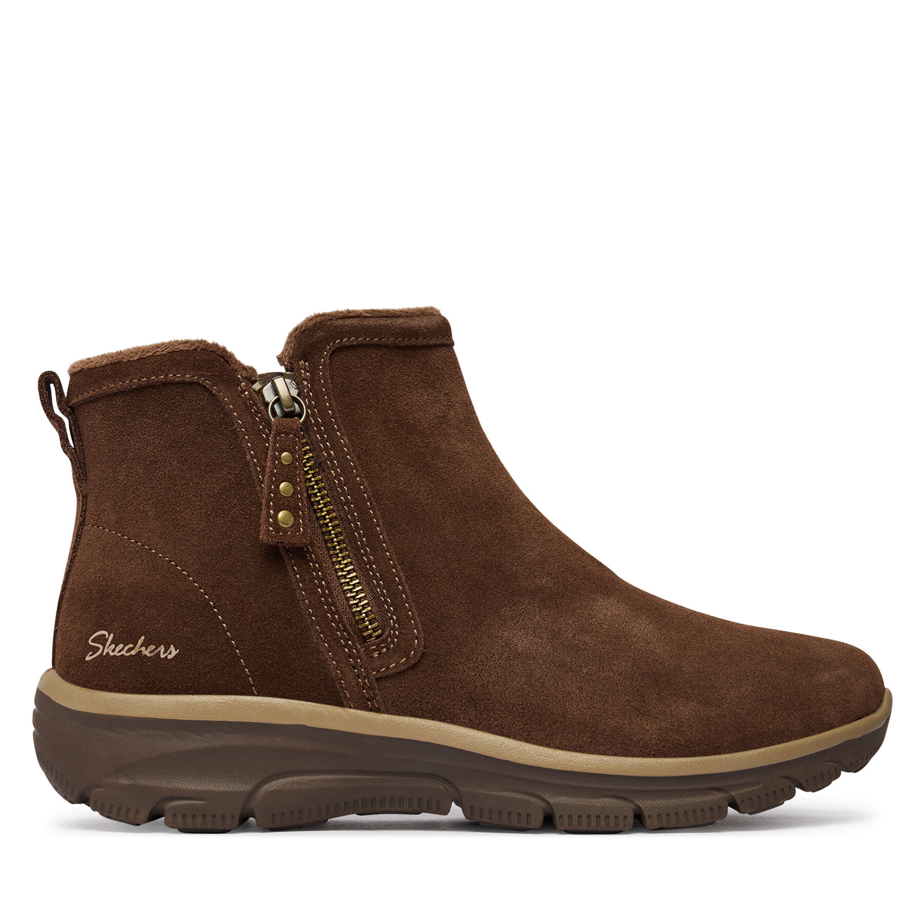 Botine Skechers Easy Going - Urban Zip 168188 Maro