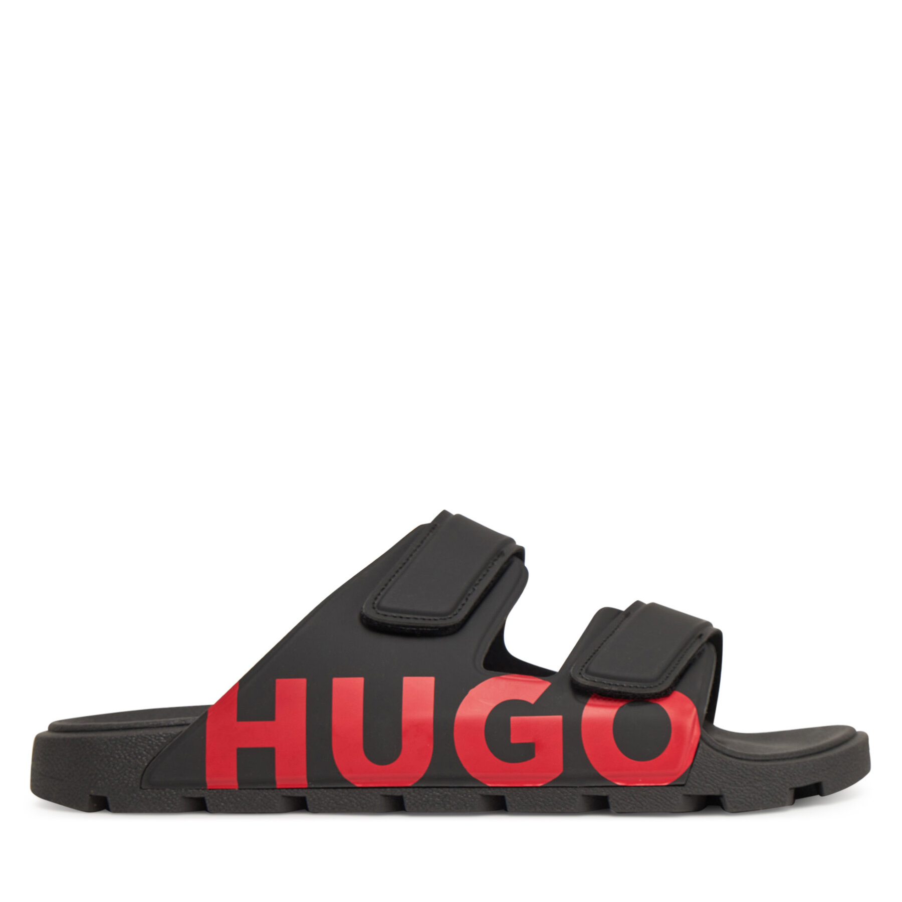 Herren Pantoletten HUGO, Schuhgröße 40, Schwarz, Evander 50542042
