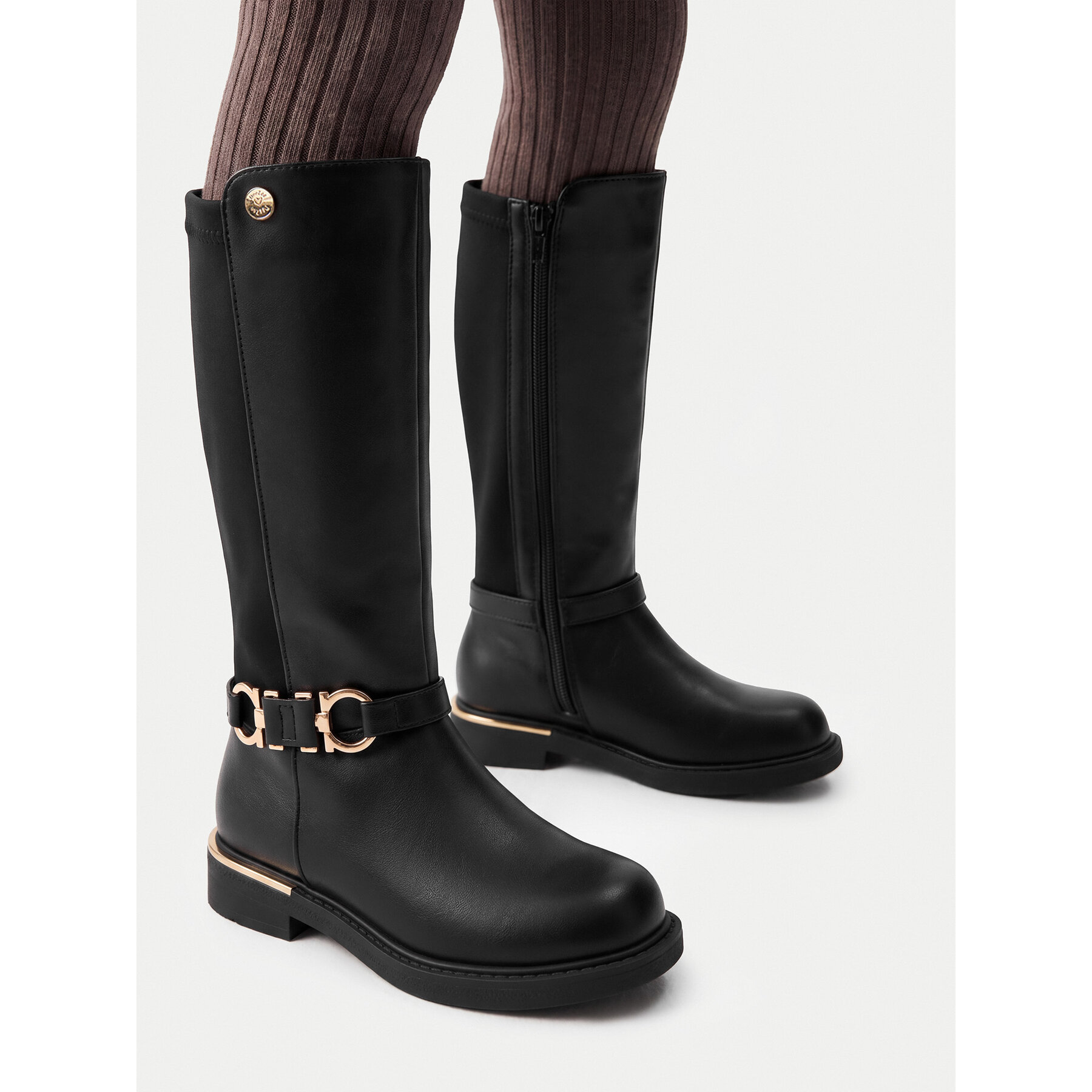 Čižmy DeeZee CEO-CS6501-02 Čierna