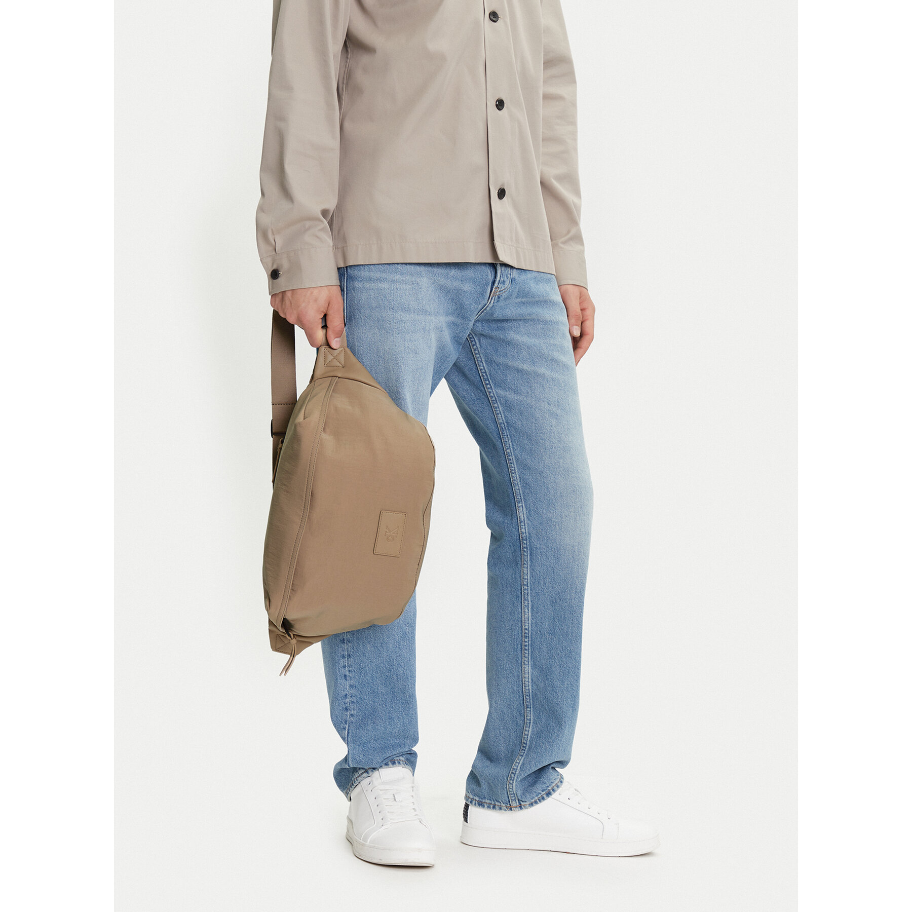Övtáskák Calvin Klein Jeans Metro Oversized Waistbag Ny LV04G3088G Bézs