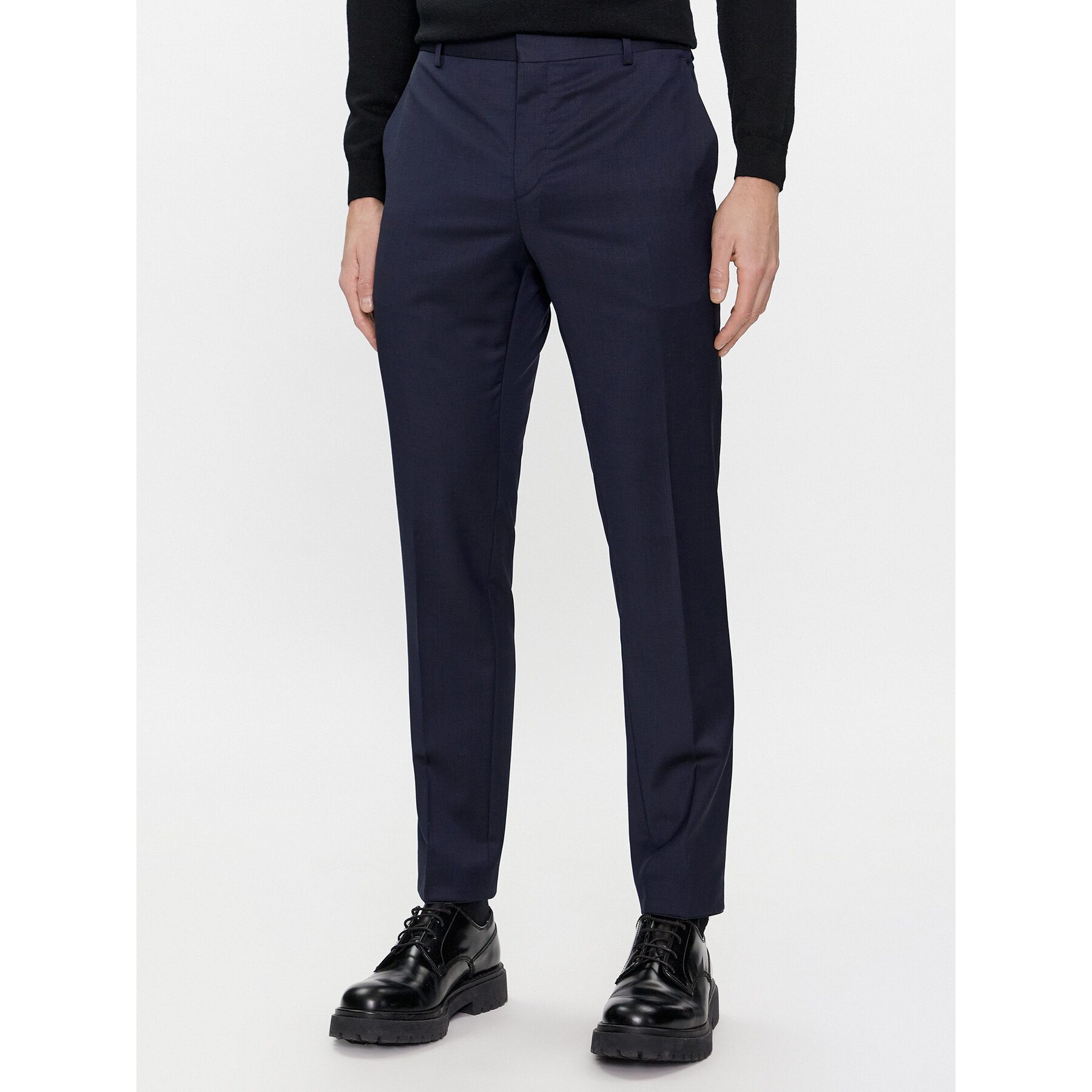 Calvin Klein Chinos K10K112292 Dunkelblau Slim Fit