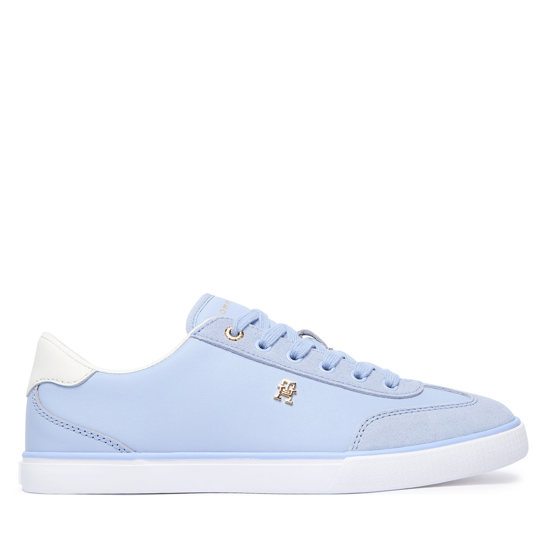Sneakers Tommy Hilfiger Th Chic Low Vulc FW0FW09391 Albastru deschis