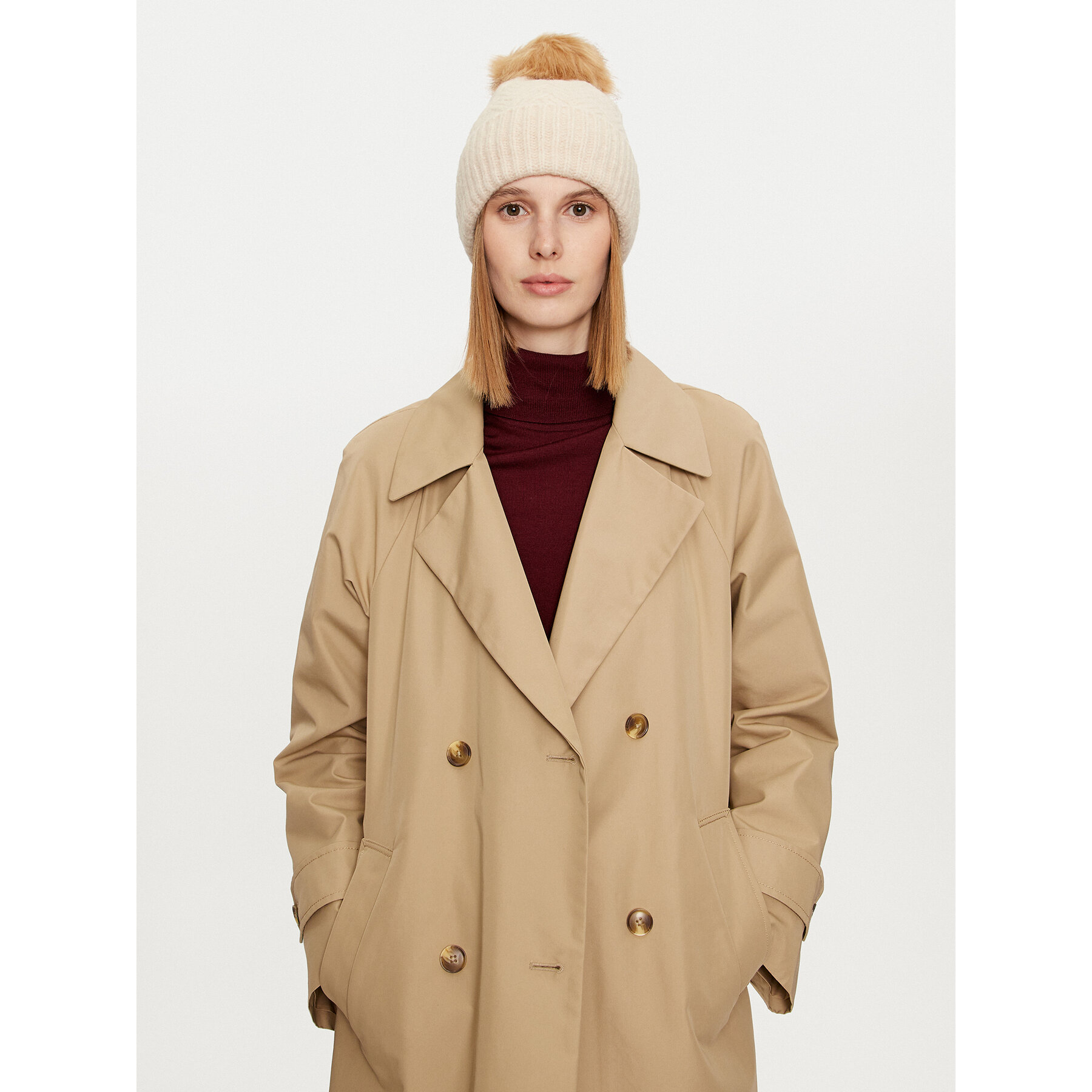 Căciulă ONLY Kate 15297982 Alb