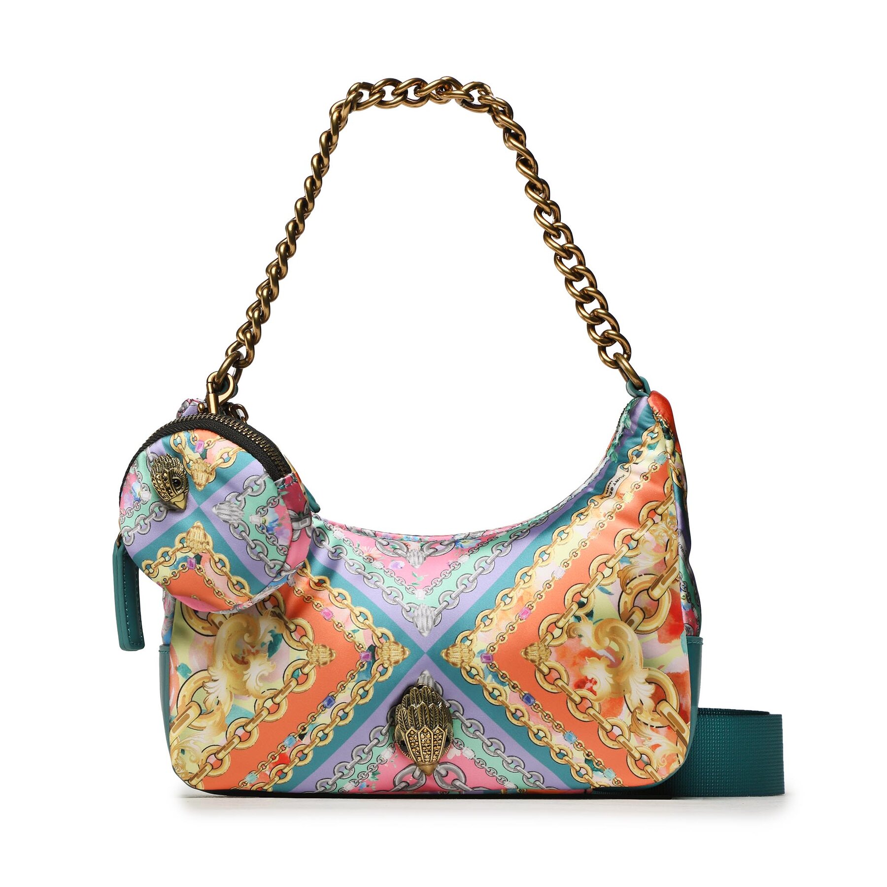 Damska Torebka Kurt Geiger Zielony Recycled Multi Cross Body 8764199229