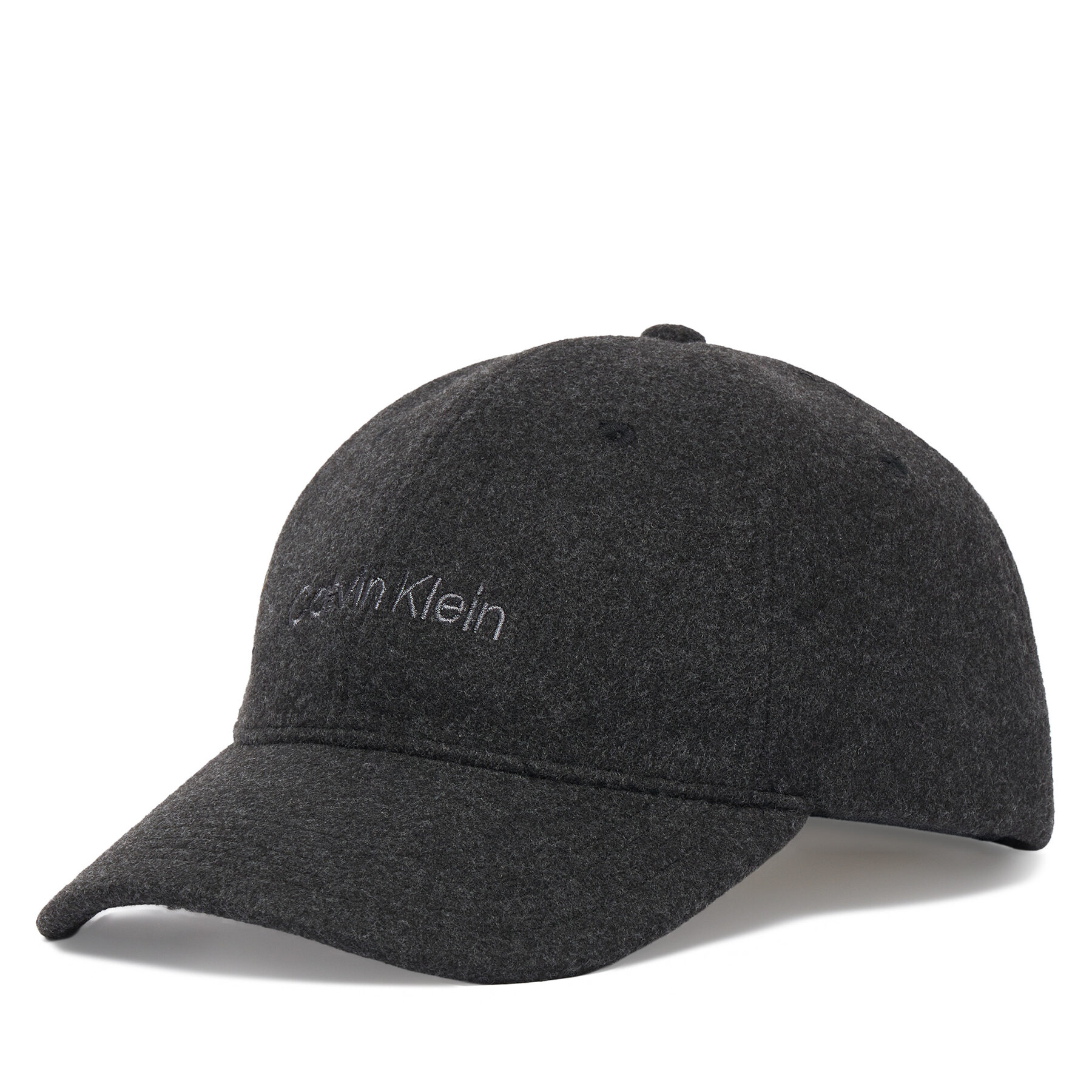 Șapcă Calvin Klein Embroidered Titlecase Logo Felt LV04D5131G Negru