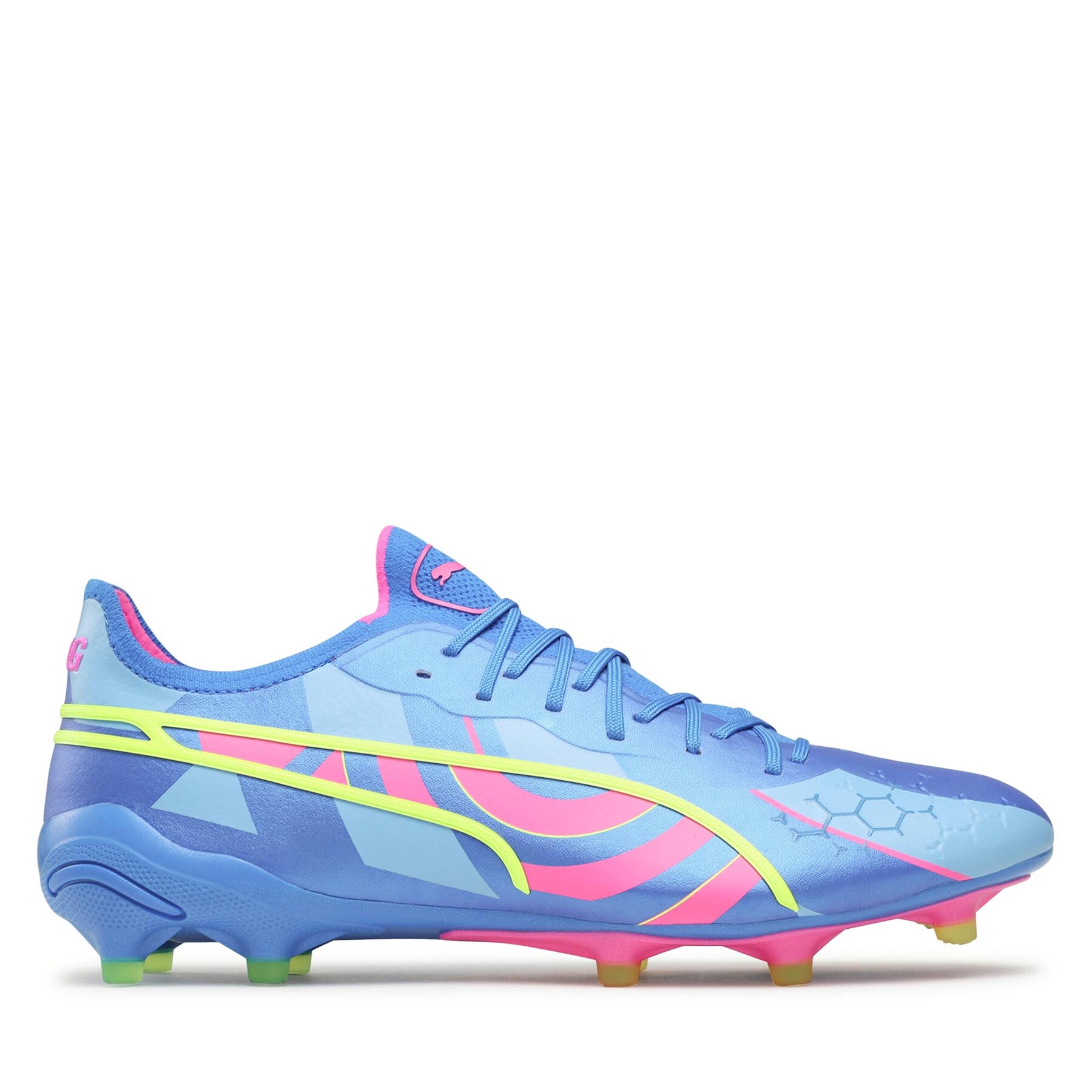 Ghete pentru fotbal Puma King Ultimate Energy Fg/Ag 107553 01 Albastru