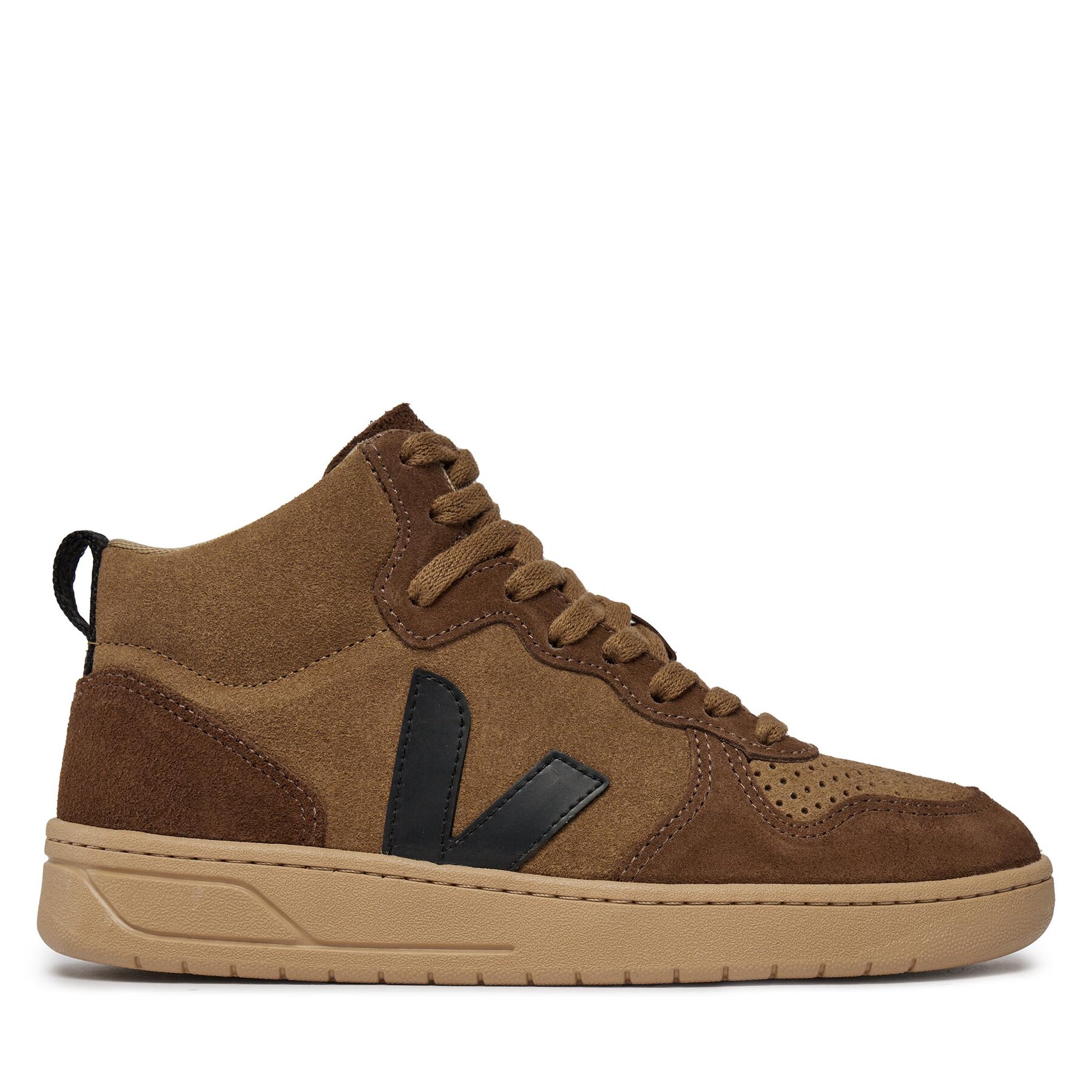 Veja Unisex Zapatillas, Talla : 45, Marrón, V-15 Suede VQ0303310A
