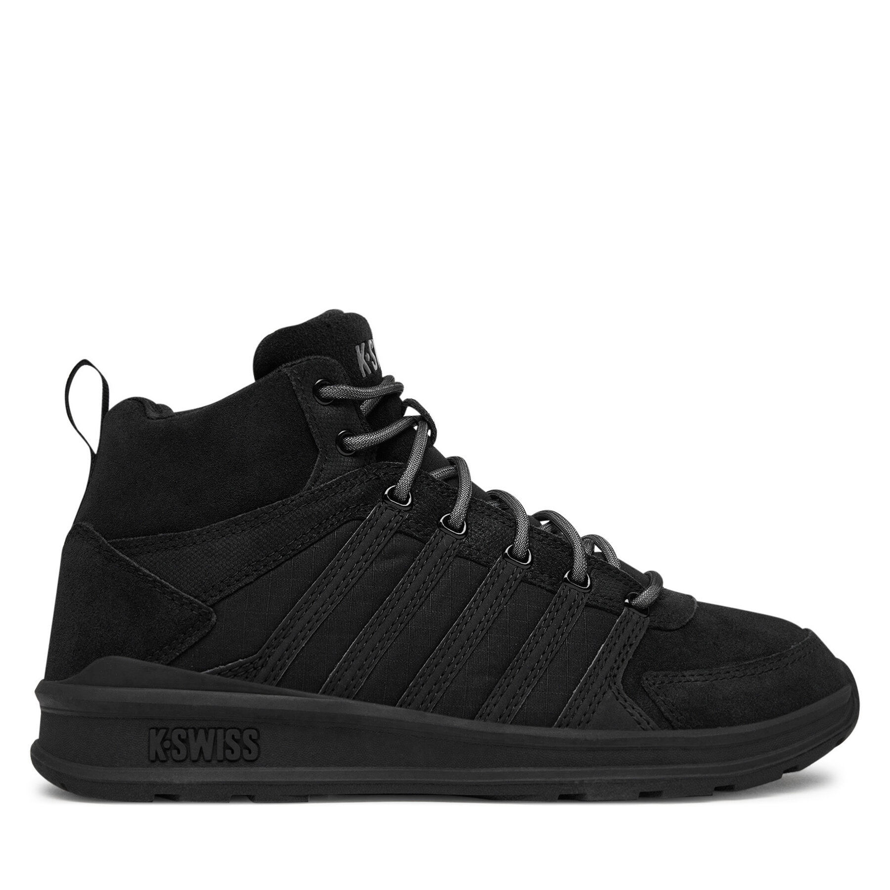 Męskie Sneakersy K-Swiss, Rozmiar 46 Czarny Vista Trainer Mid Wnt 07145