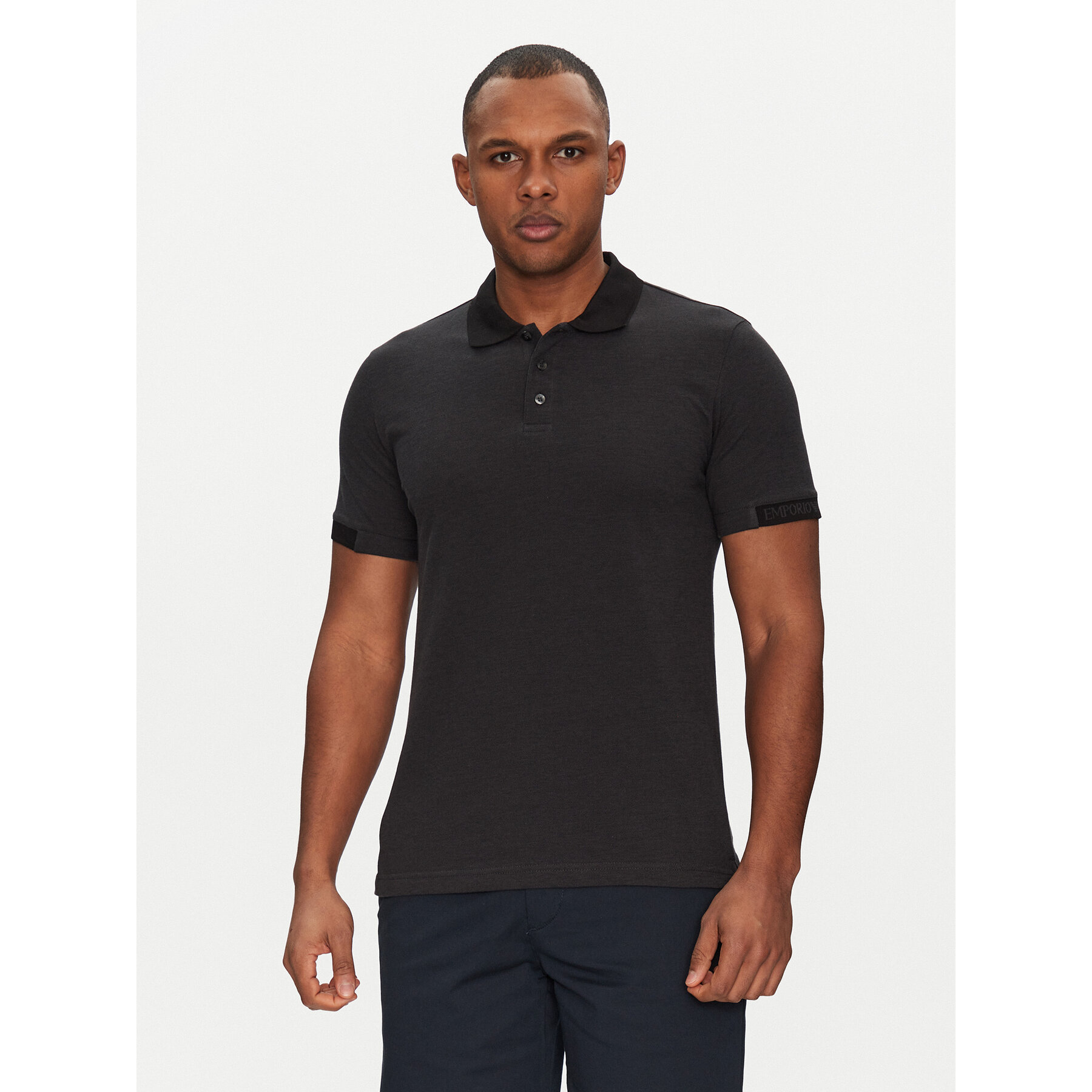 Emporio Armani Underwear Pólóing EM000571 AF12330 UC001 Fekete Regular Fit