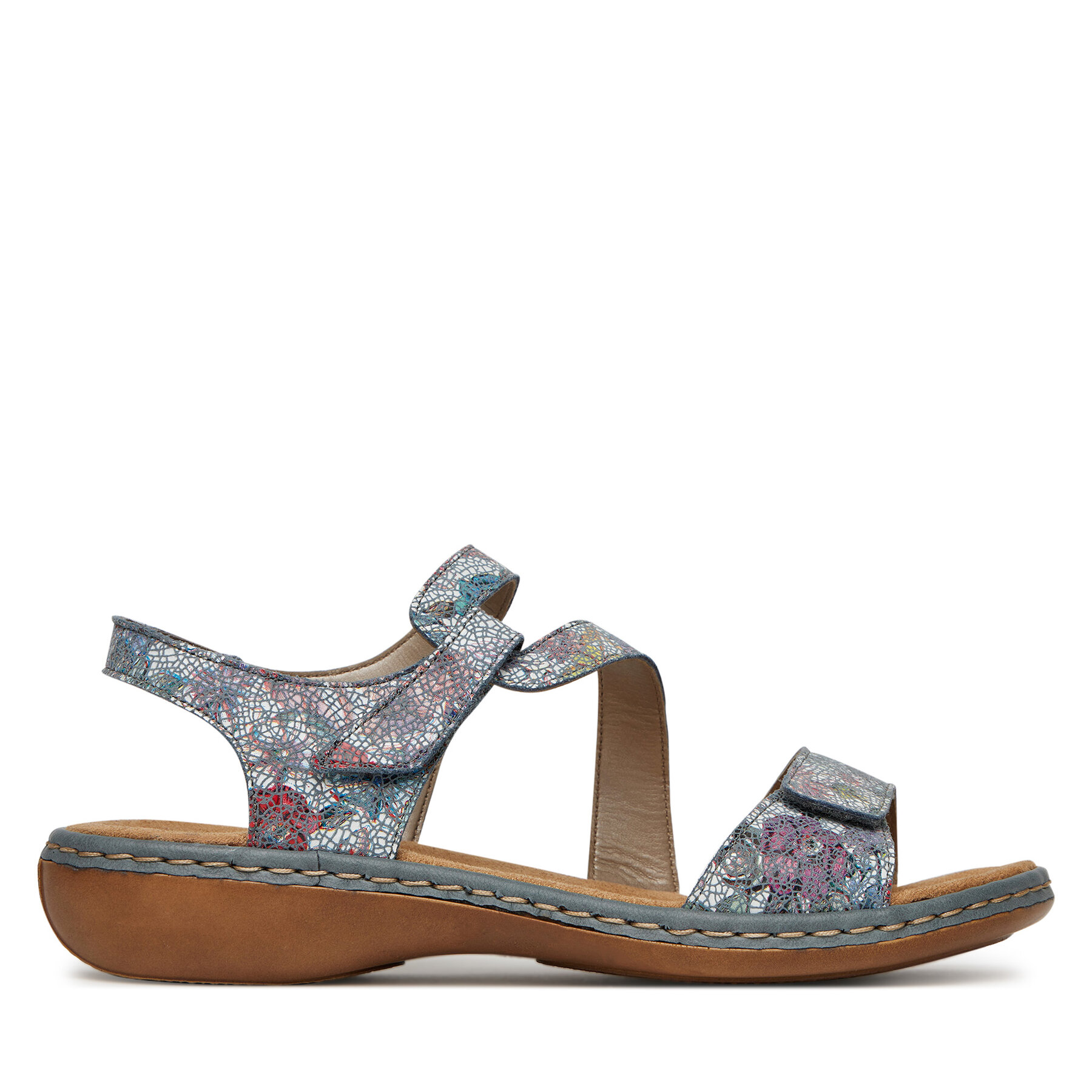 Sandali Rieker 659C7-90 Grigio