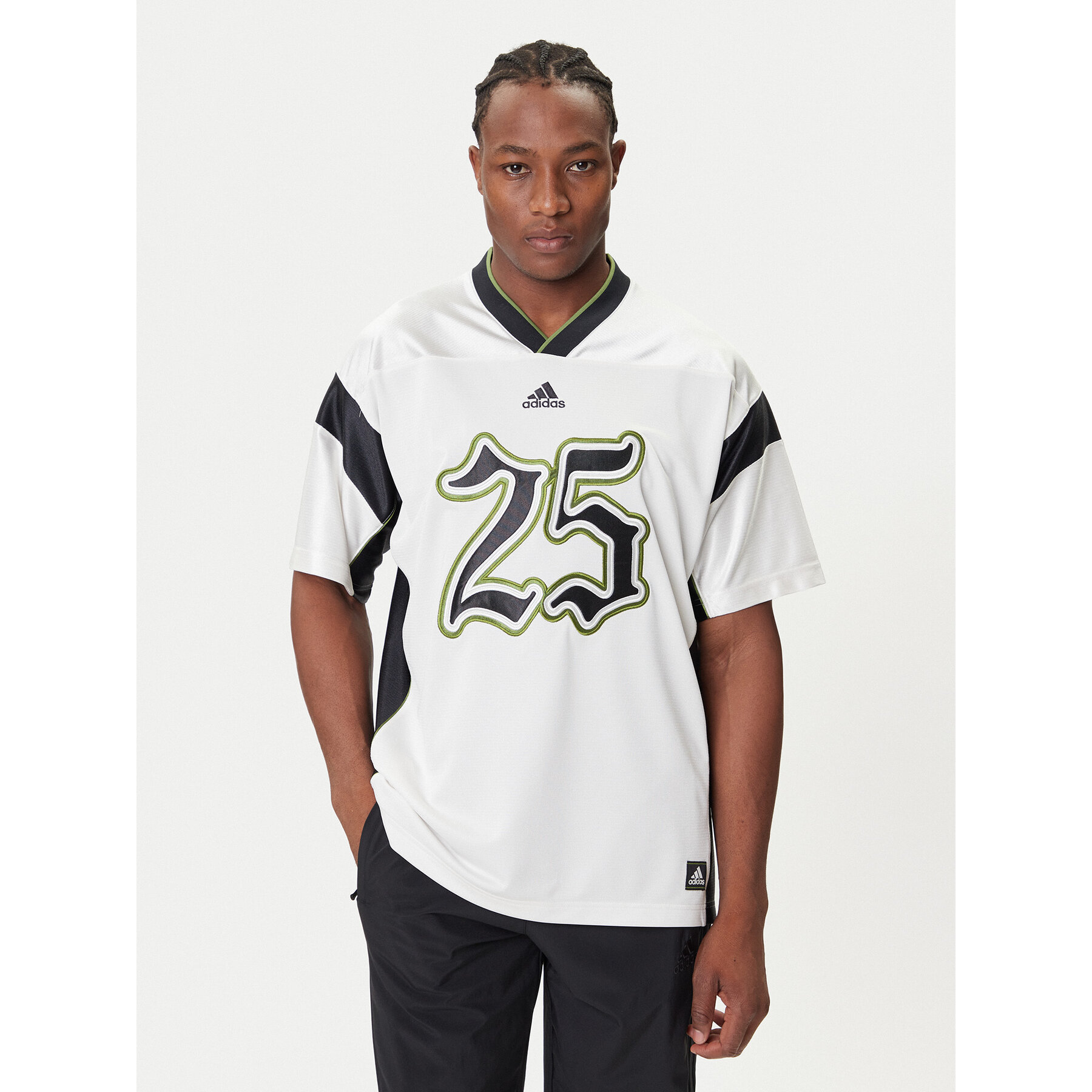 adidas T-Shirt Football JY2762 Λευκό Oversize