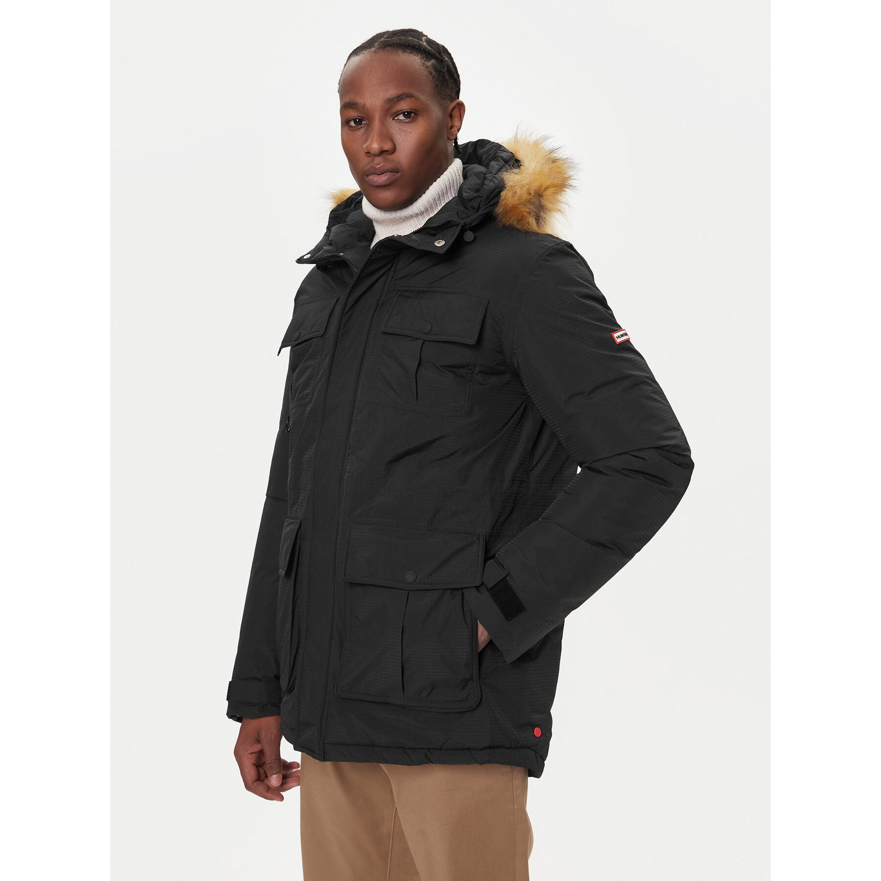 Hunter Parka Angus HARM0018252 Crna Regular Fit