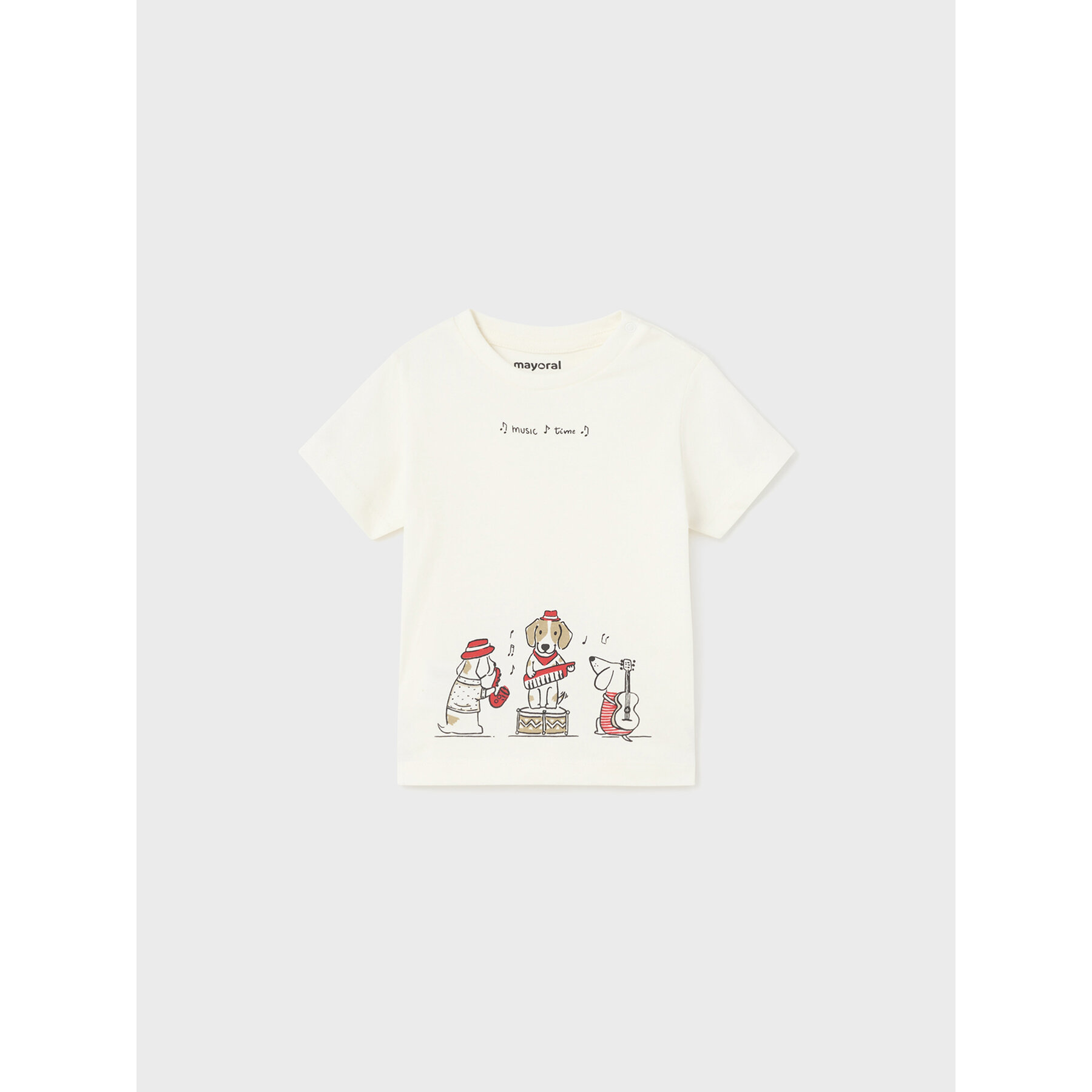 Mayoral T-Shirt 1017 Λευκό Regular Fit