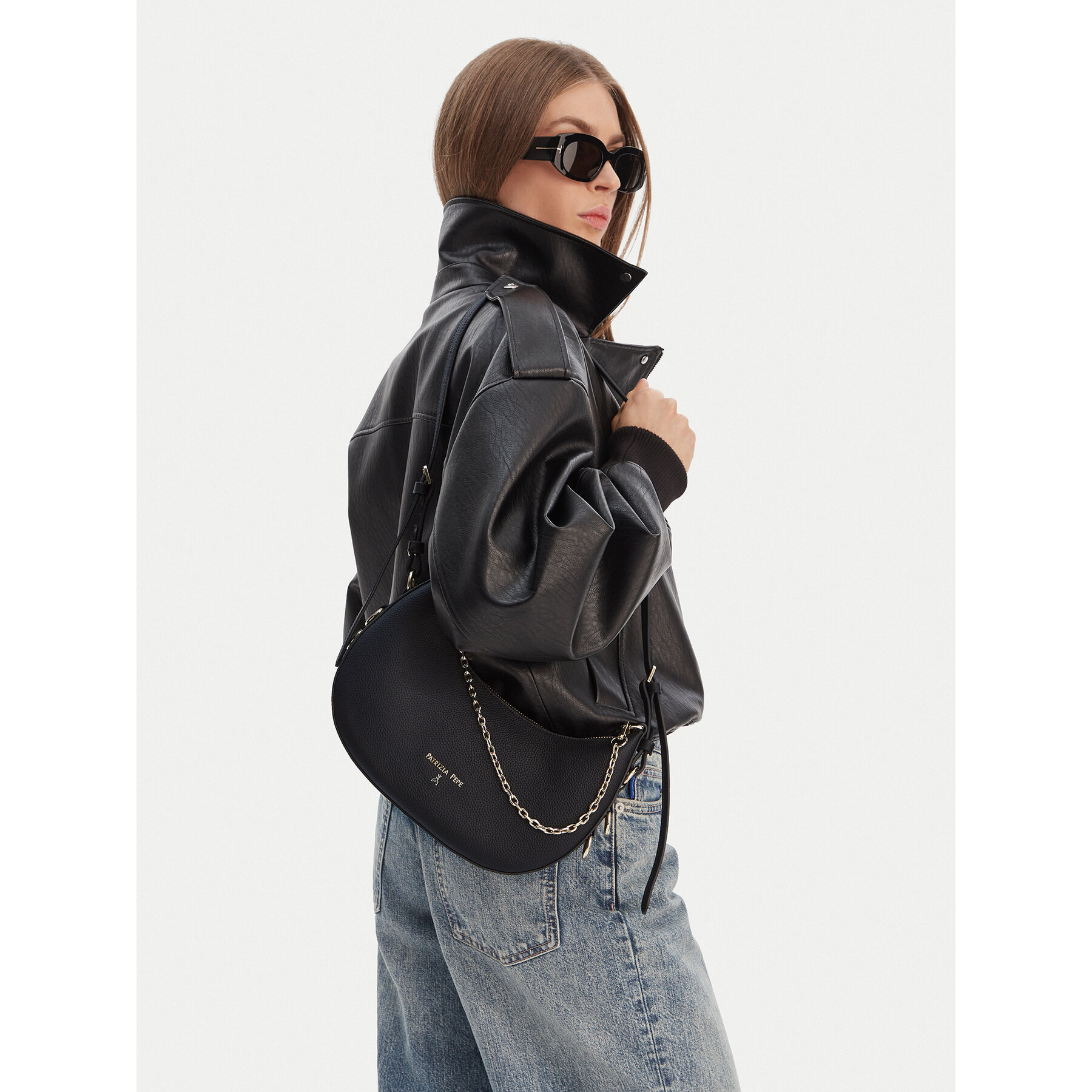 Дамска чанта Patrizia Pepe 8B0310/L001-K103 Черен