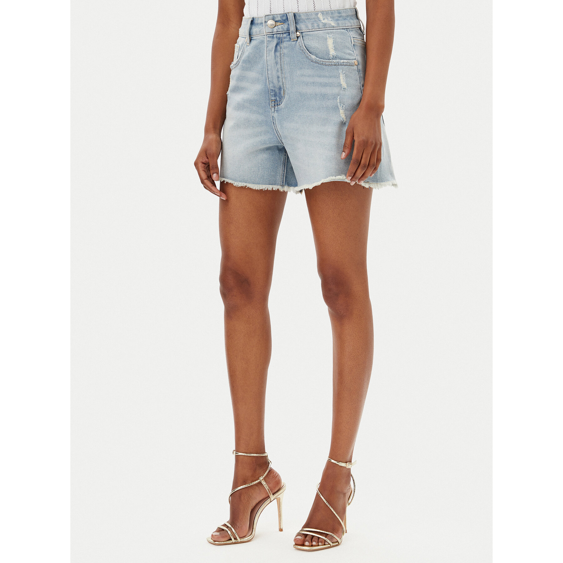 MET Jeansshorts M10 133SH Blau Regular Fit