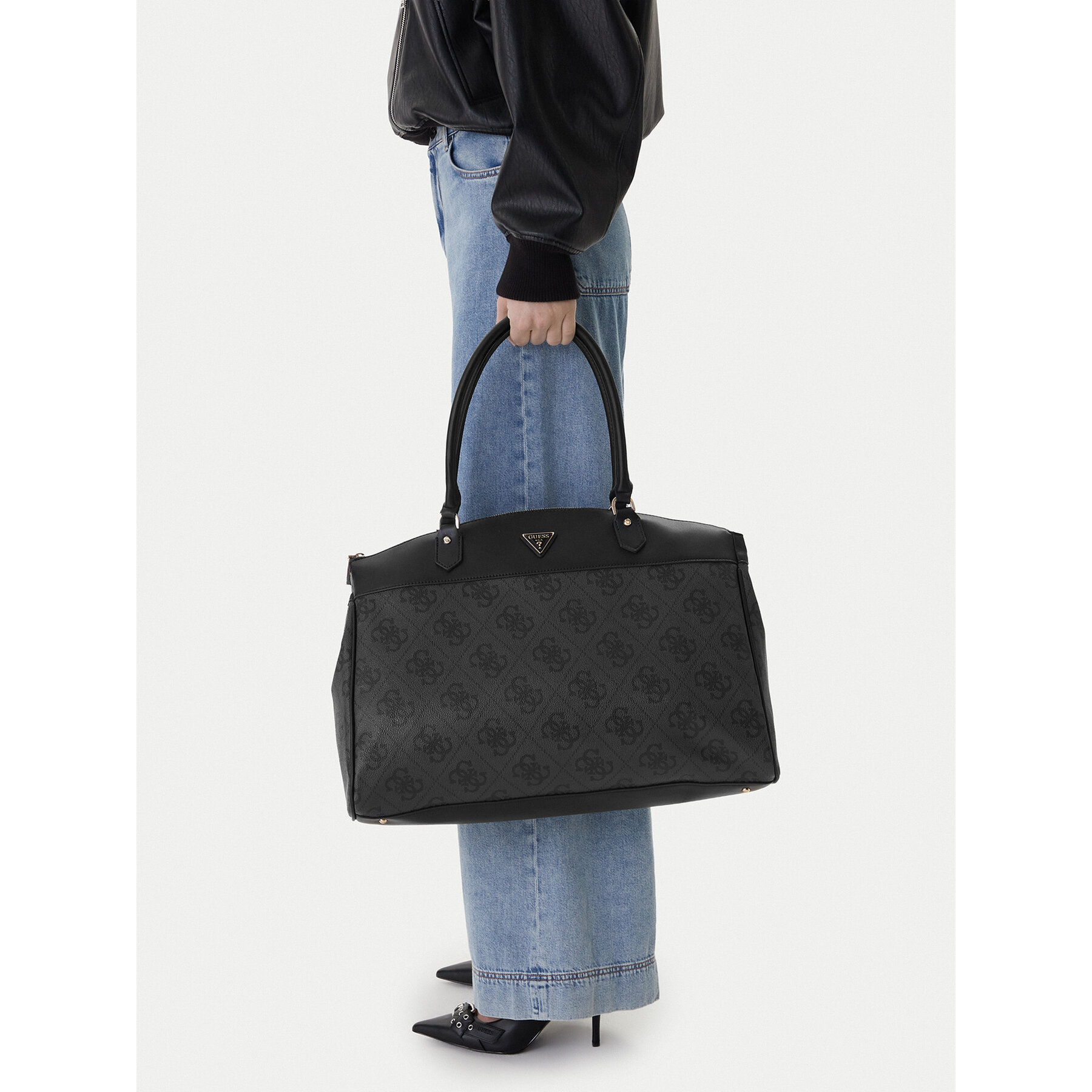 Geantă de weekend Guess TWOB86 88903 Negru