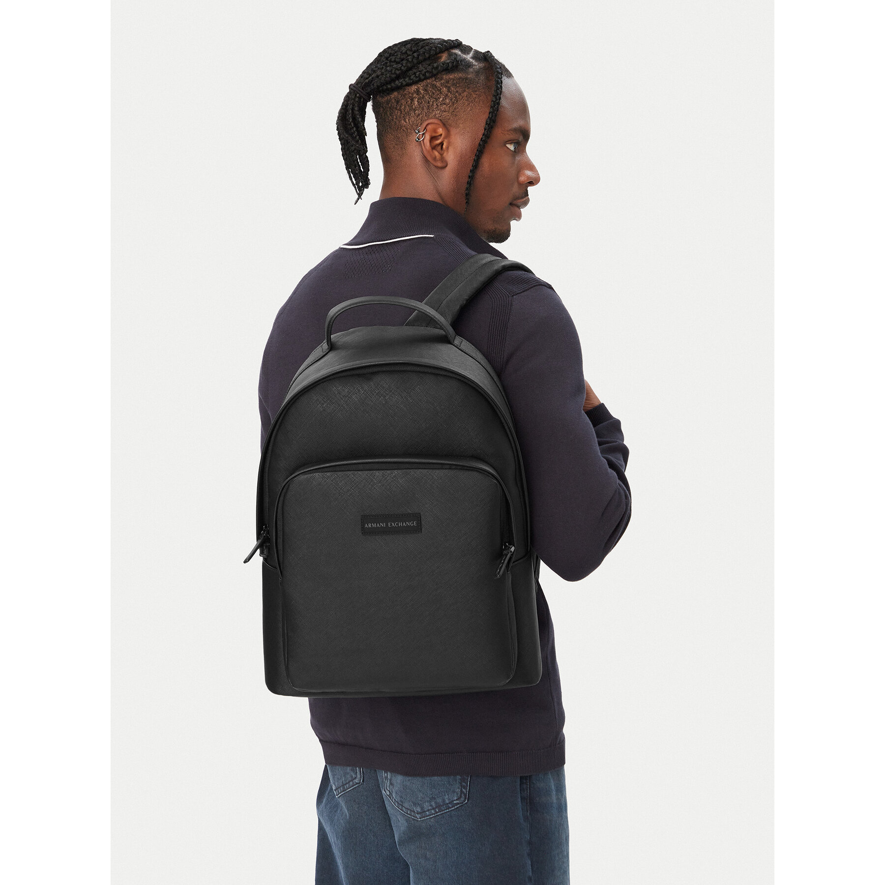 Rucsac Armani Exchange XM003156 AF26659 MC043 Negru