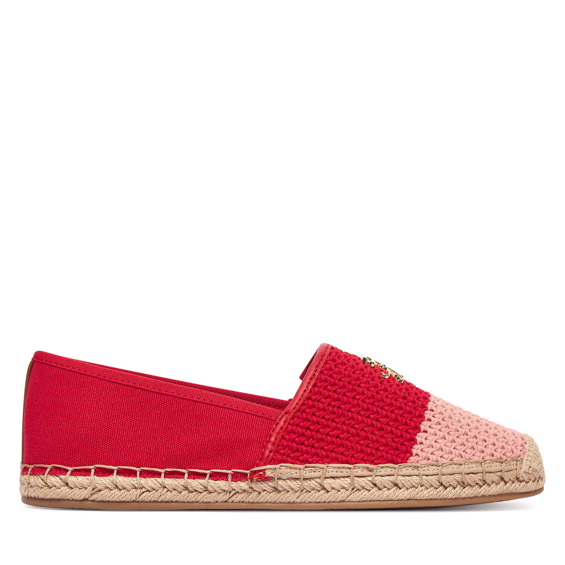 Espadrile Tommy Hilfiger Script Crochet Espadrille FW0FW09502 Rdeča