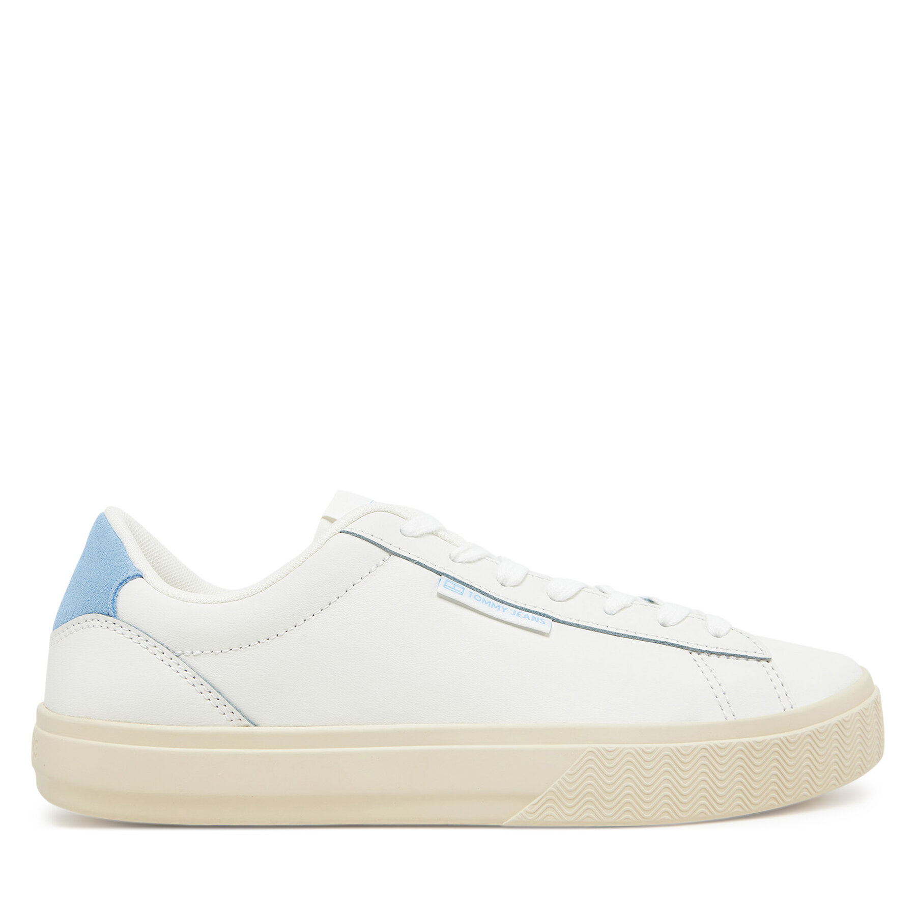 Sneakersy Tommy Jeans Tjw Cupsole Sneaker EN0EN02508 Biela
