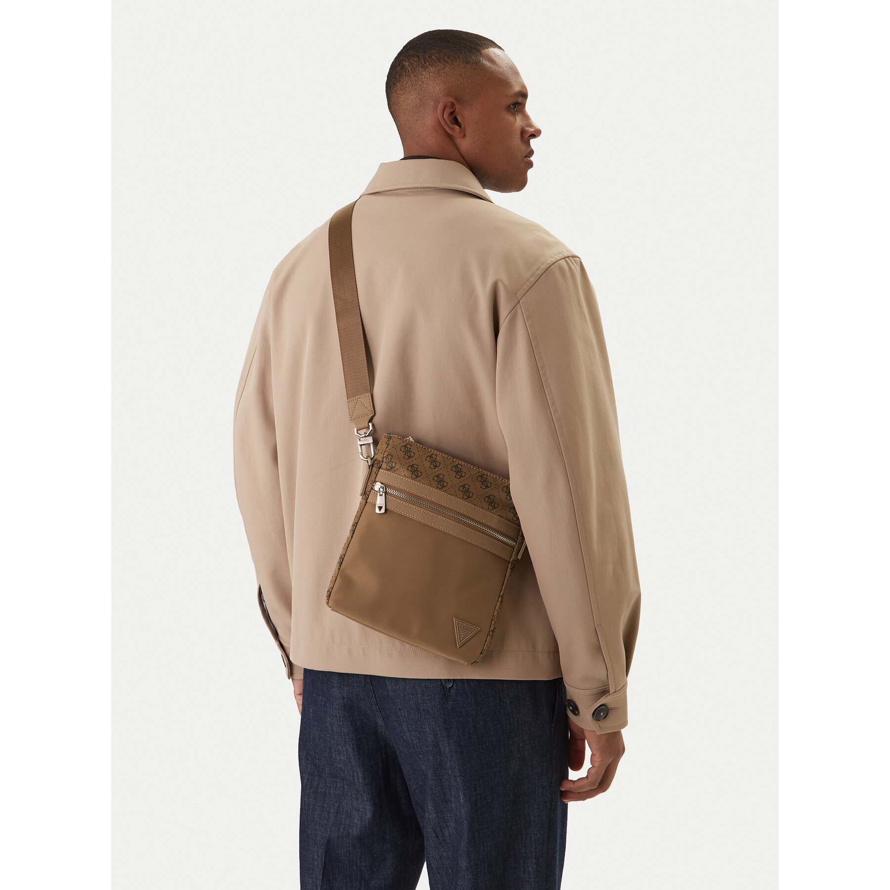 Geantă crossover Guess HMBENP P6123 Bej