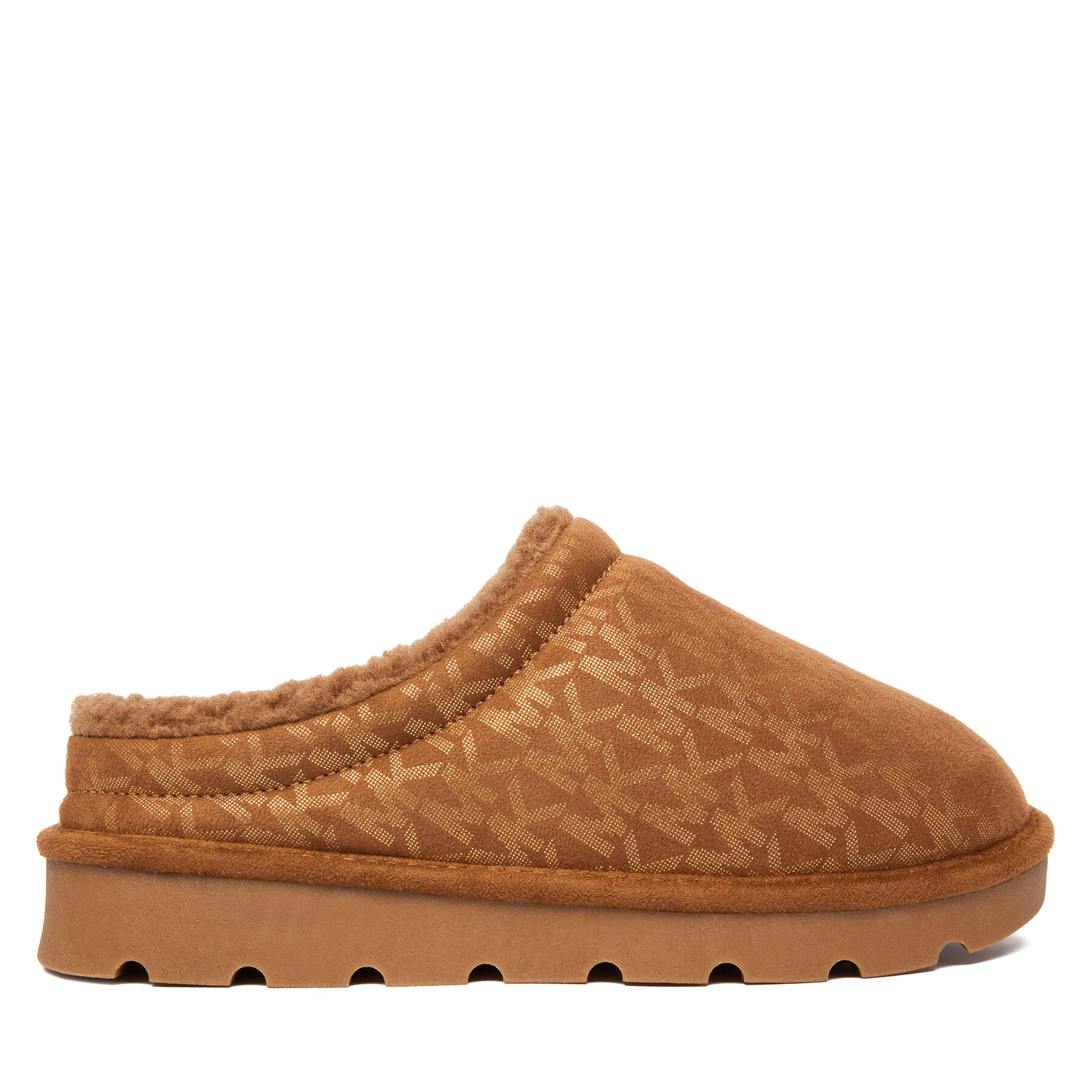 Papuče MICHAEL Michael Kors MK03782220 Smeđa