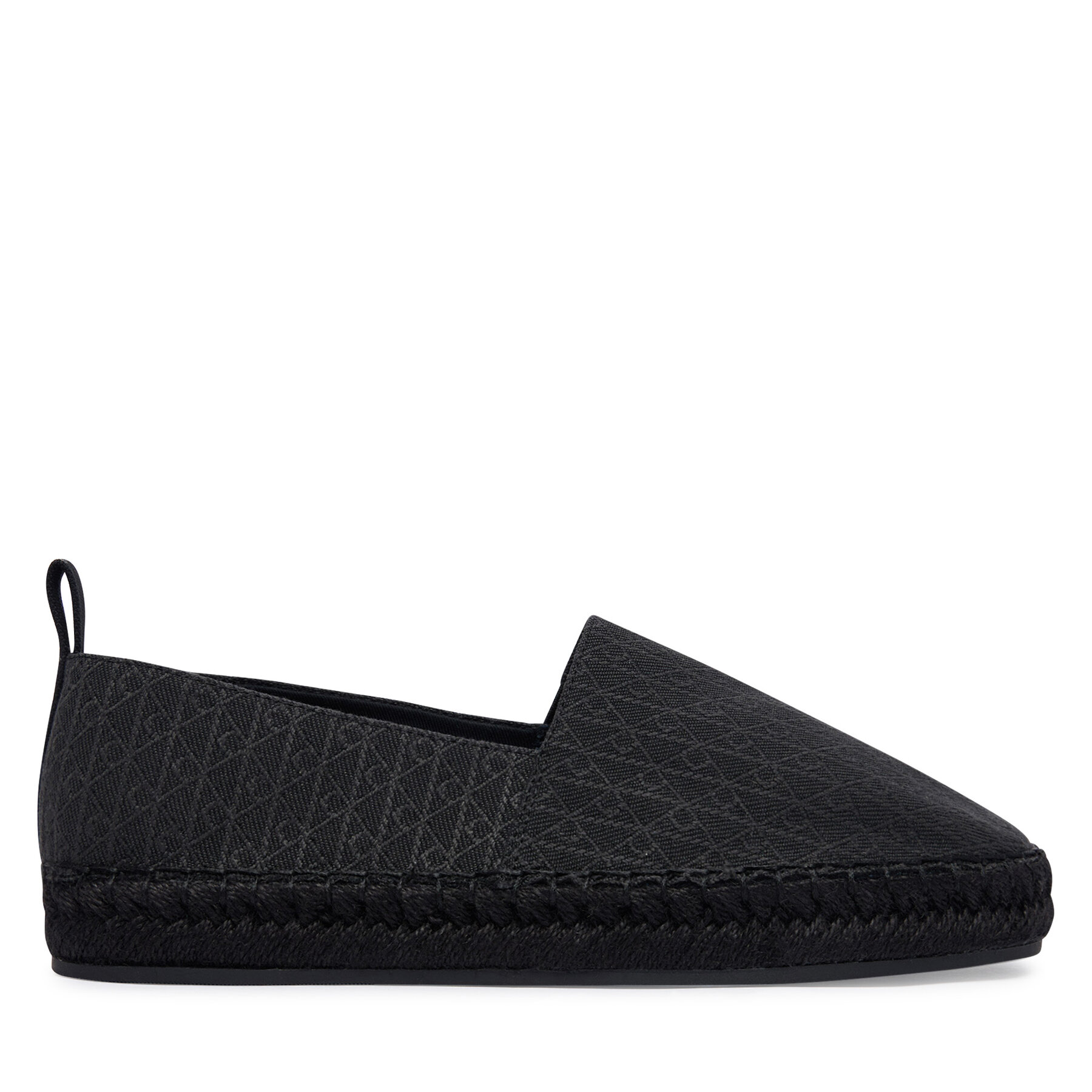 Espadrile Calvin Klein All Over CK HW0HW02933 Črna