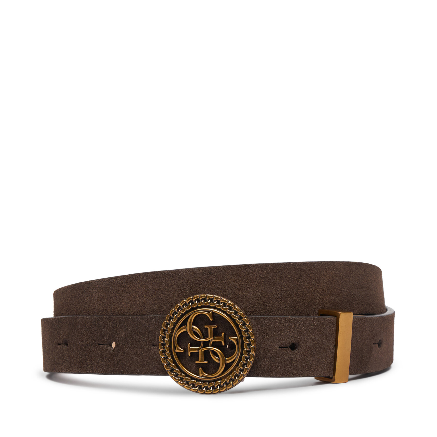 Curea de Damă Guess W5BZ11 L0491 Maro închis
