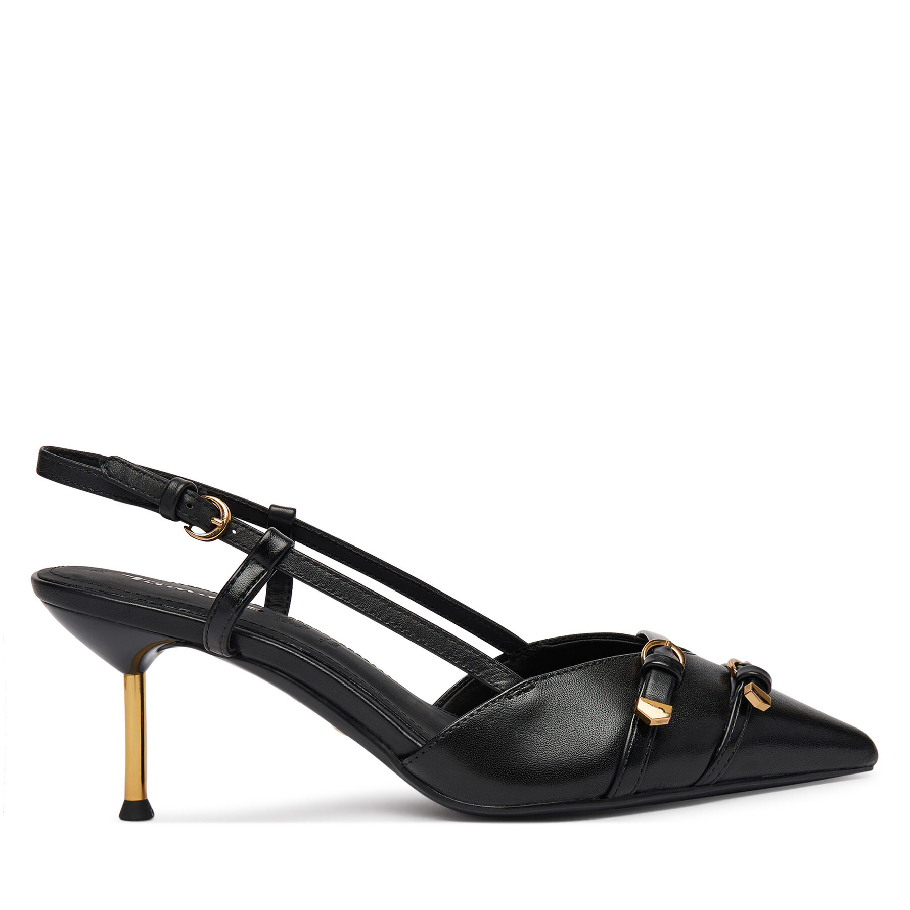 Pantofi cu toc subțire Tamaris 1-29631-46 Negru