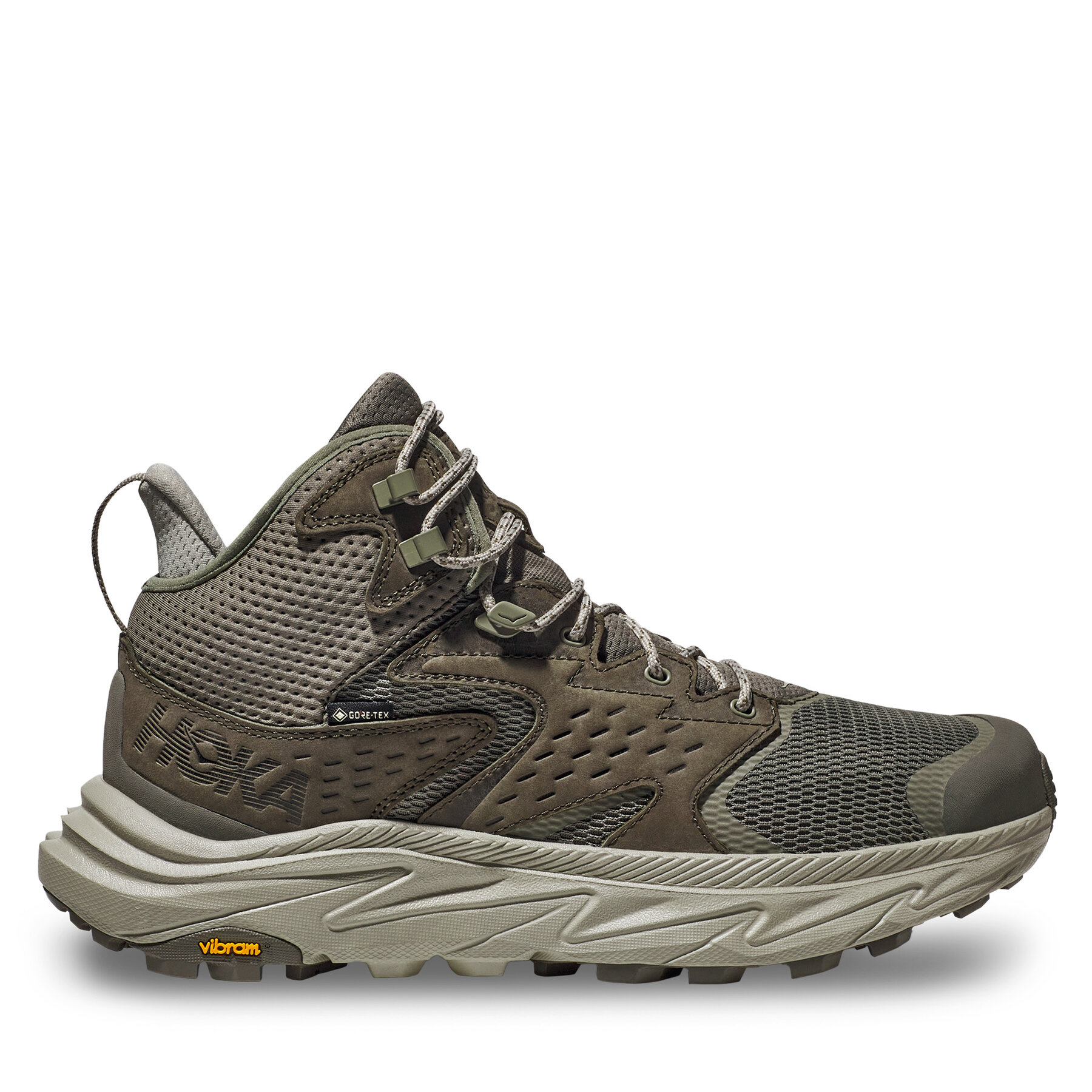 Chaussures de trekking Hoka Anacapa 2 Mid Gtx GORE-TEX 1141633 Kaki