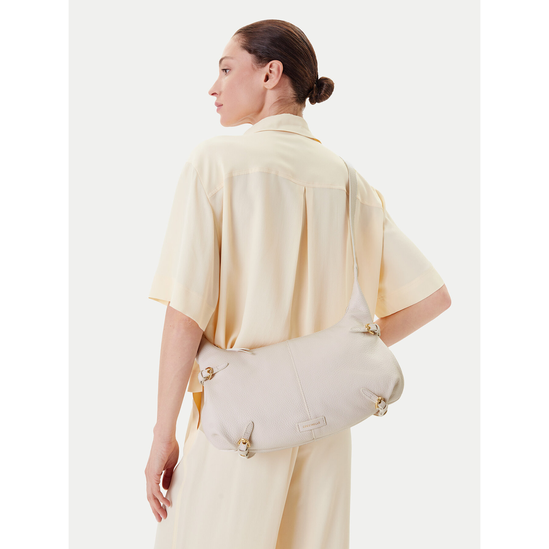 Τσάντα Coccinelle E1 SO5 13 02 01 Λευκό