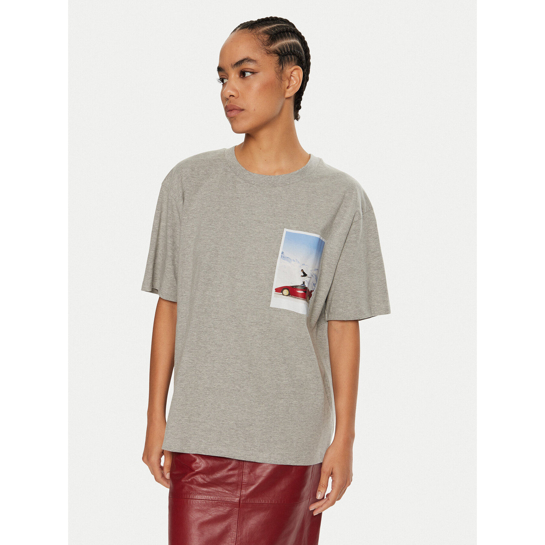 2NDDAY 2NDDAY T-Shirt Arale 2245243315 Γκρι Oversize