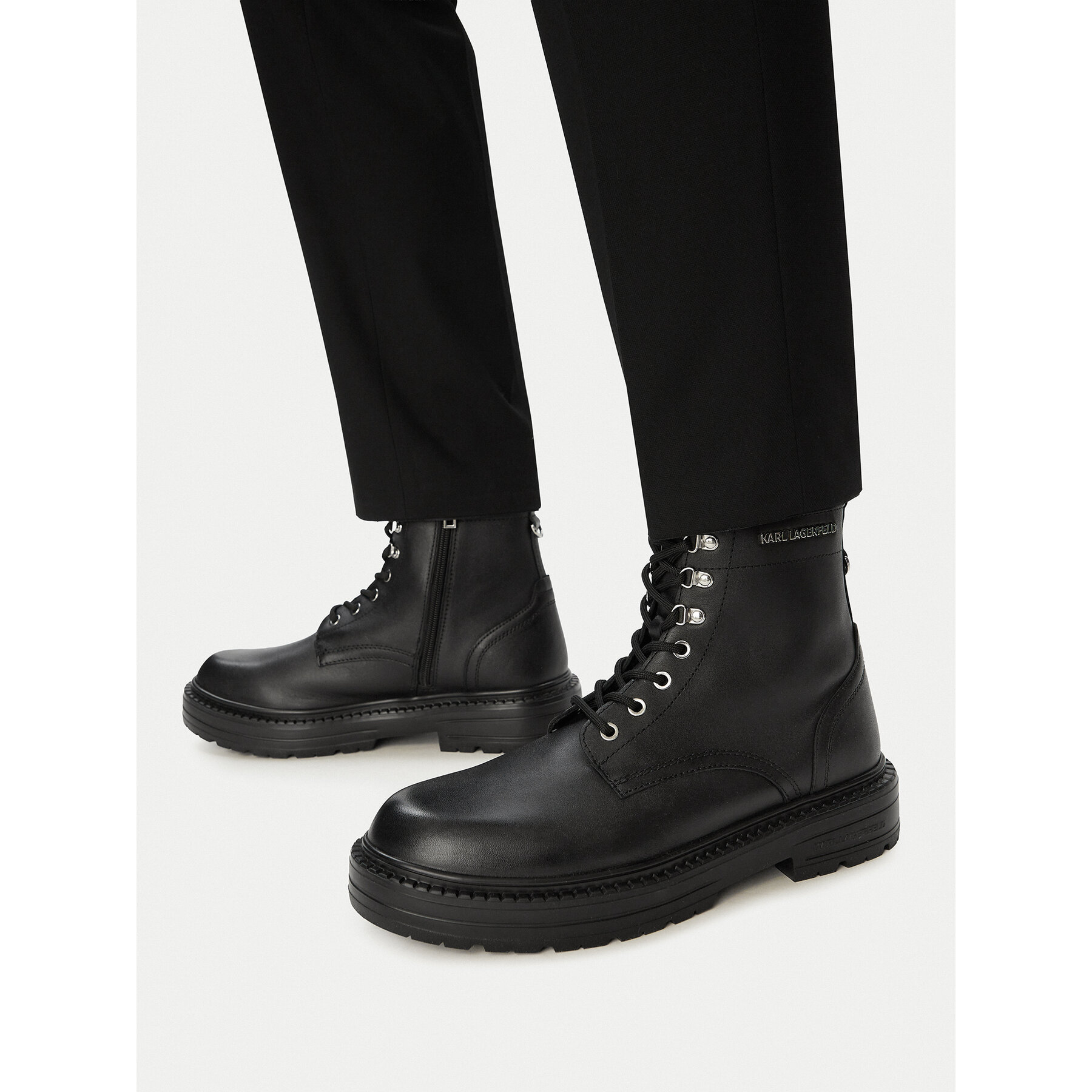 Туристически oбувки KARL LAGERFELD Miles KL10255 Черен