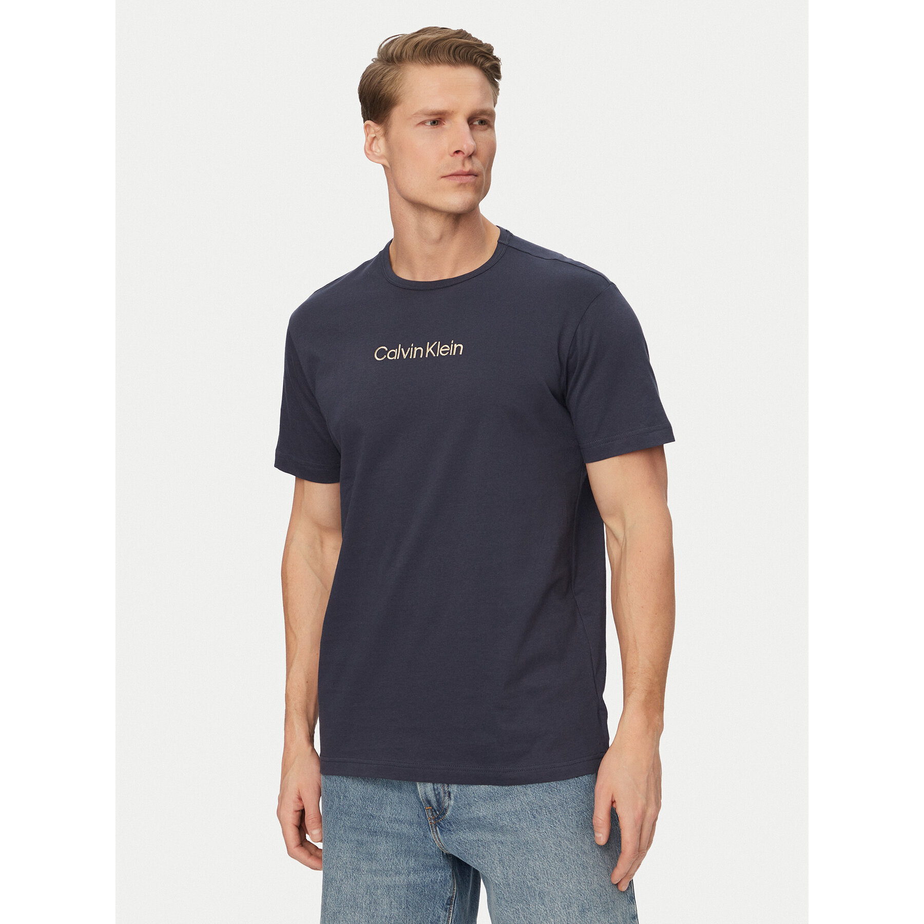 Calvin Klein Underwear T-Shirt 000NM2748E Dunkelblau Regular Fit