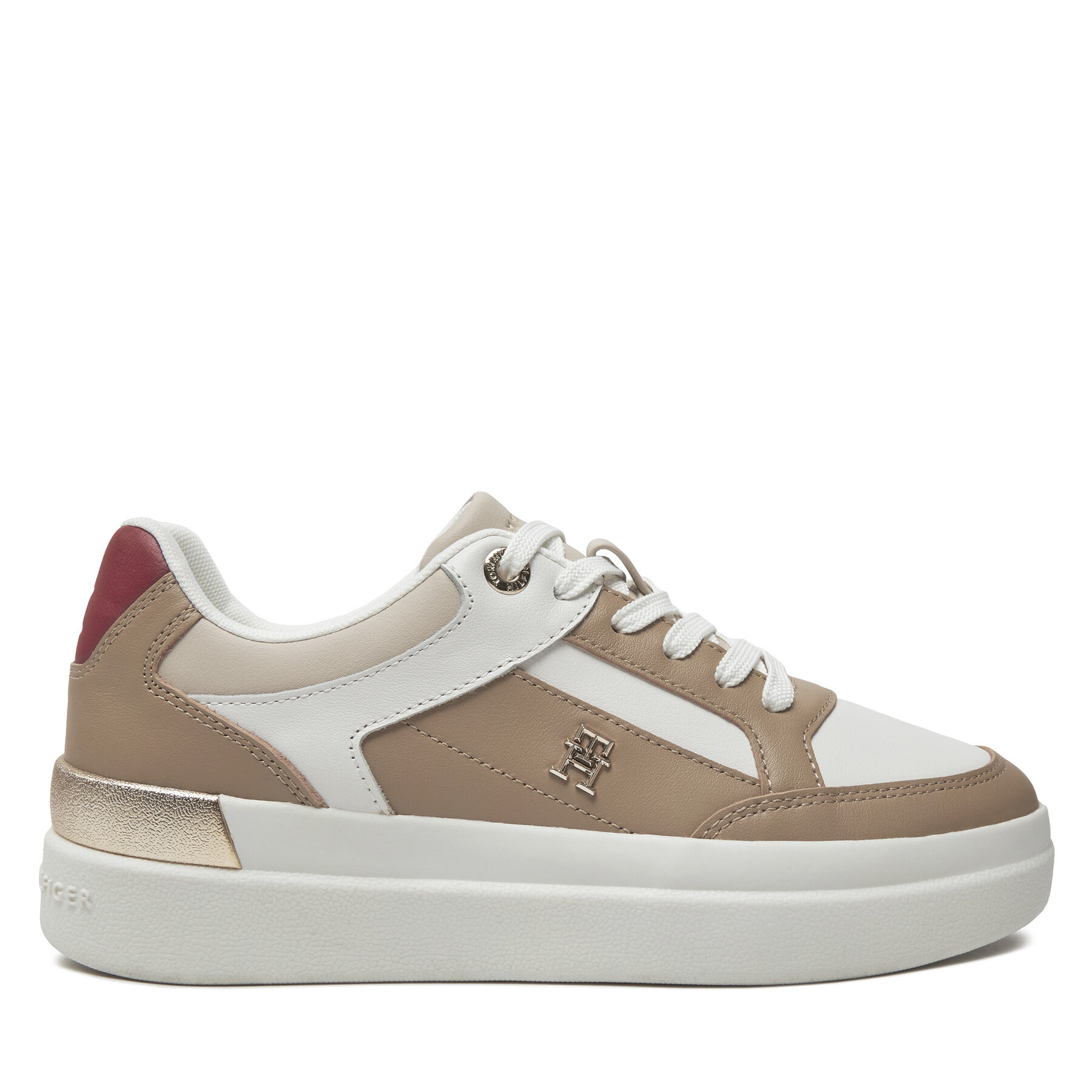 Sneakers Tommy Hilfiger Lux Hardware Court Sneaker FW0FW07997 Khaki