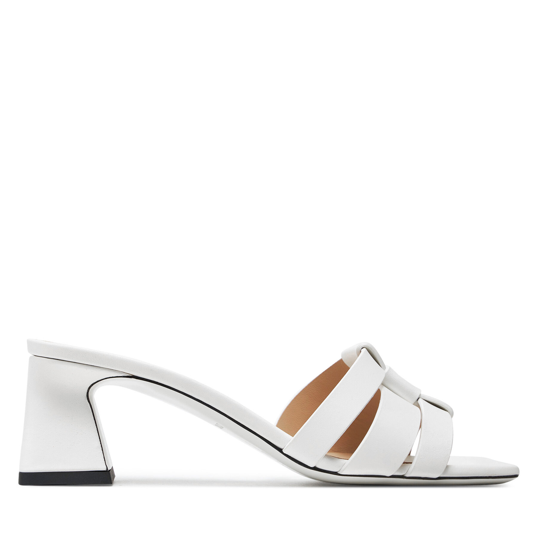 Damskie Klapki Pollini, Rozmiar 36 Biały SA28305C0ITT0100