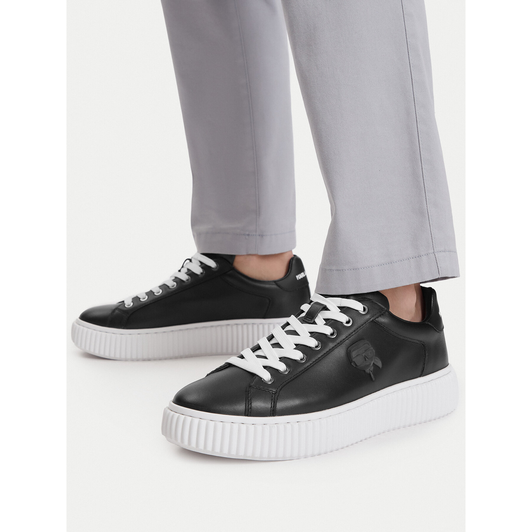 Сникърси KARL LAGERFELD Kaprika KL24270N Черен