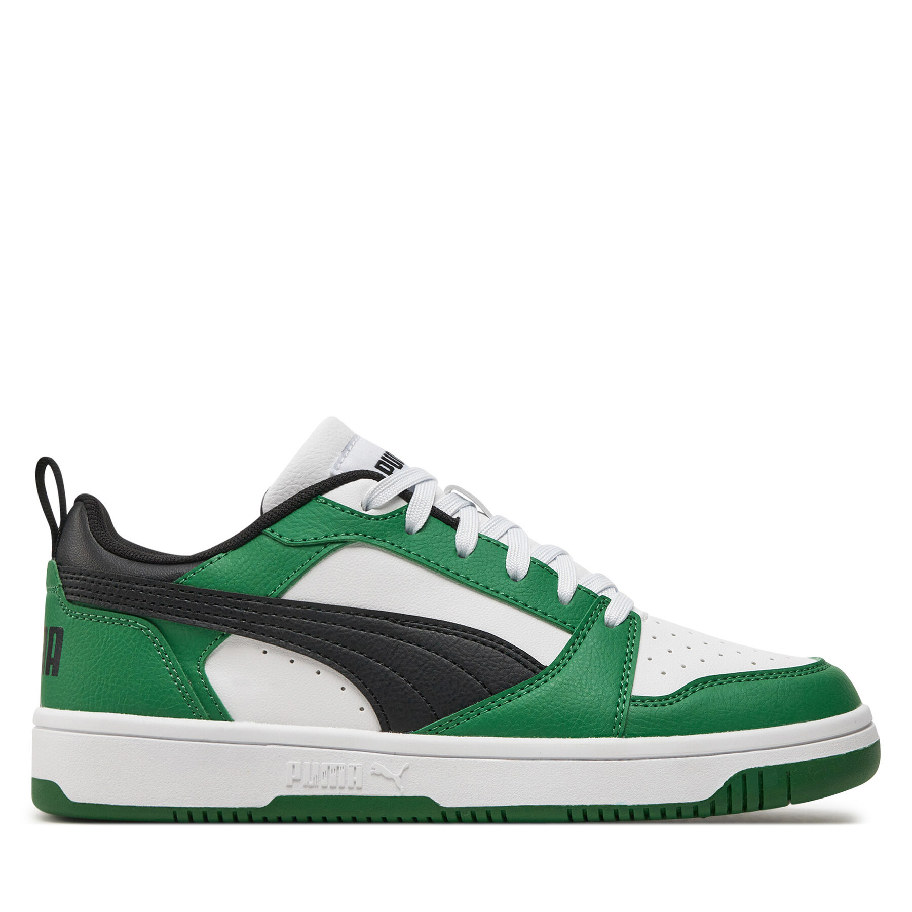 Zapatillas Puma Rebound V6 Lo Jr 39383305 Blanco
