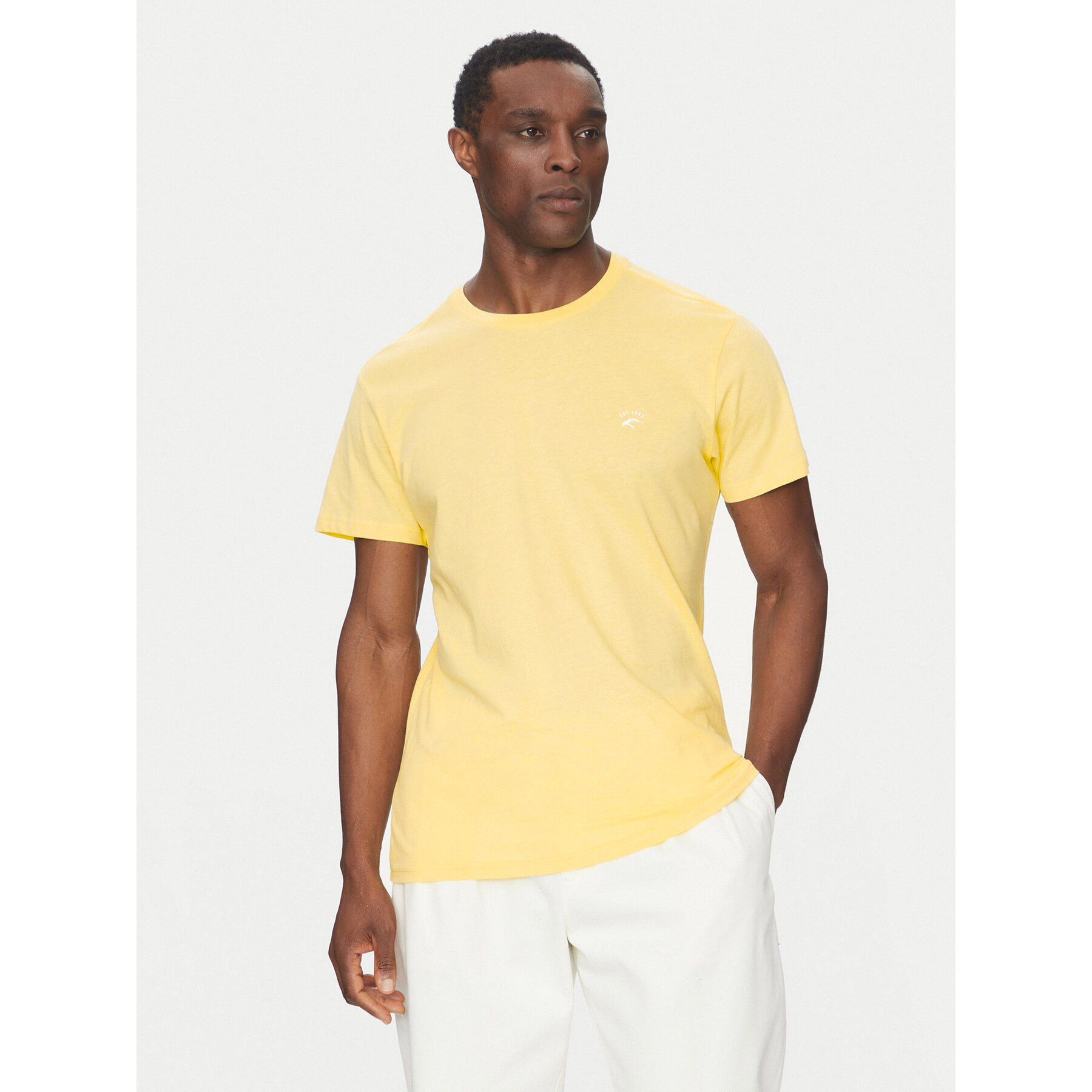INDICODE Póló Kloge 40-915 Sárga Regular Fit
