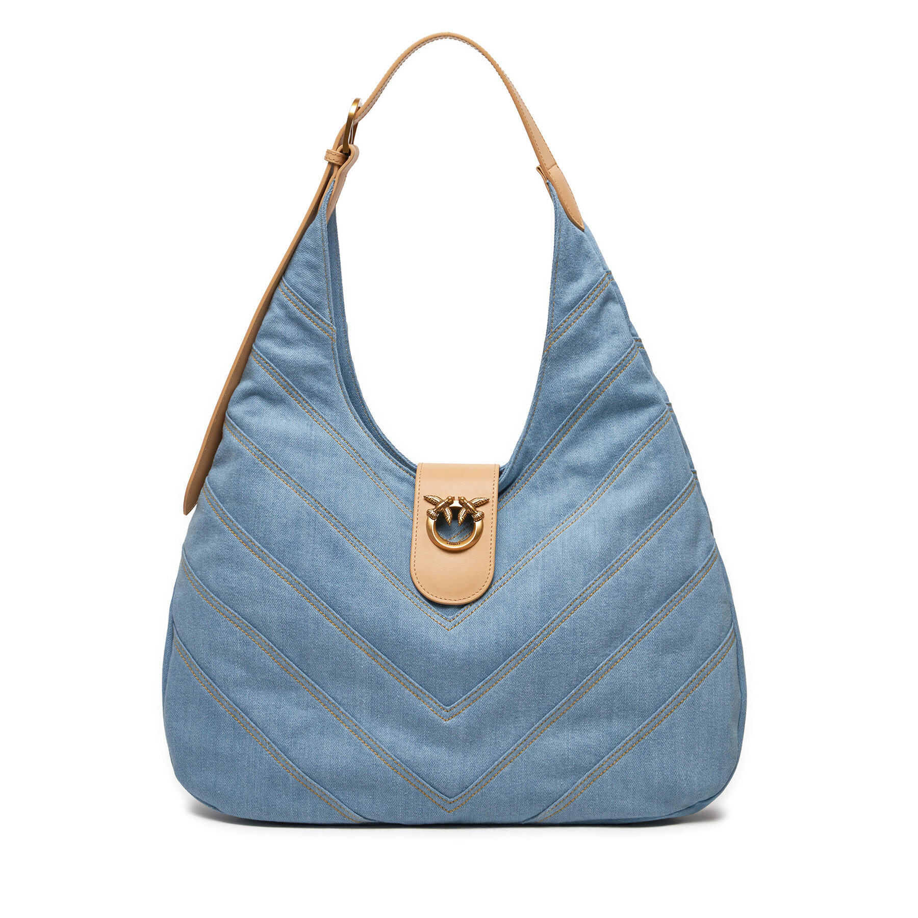 Sac à main Pinko Hobo Big PE 24 PLTT 102785 A1KK Bleu