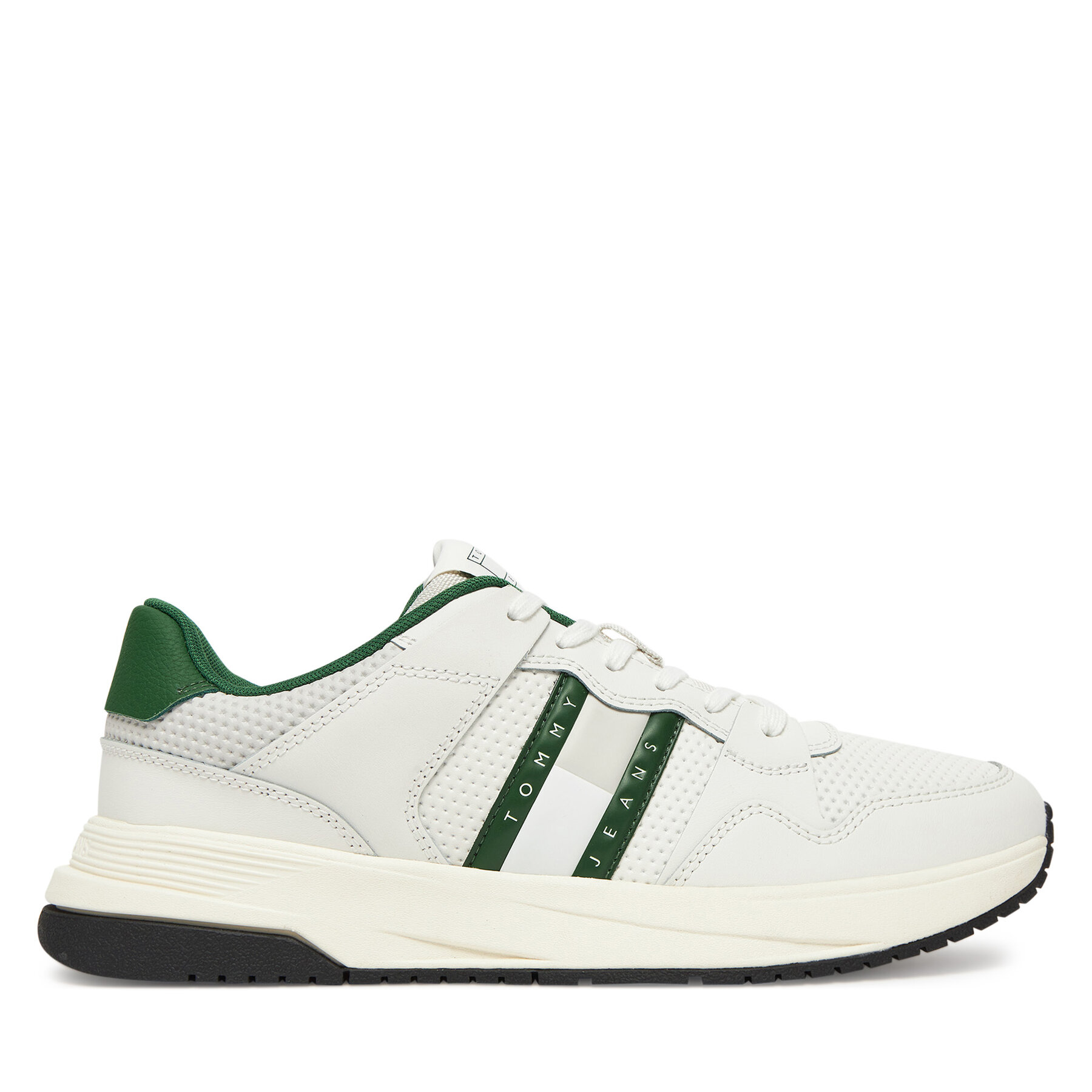 Sneakersy Tommy Jeans Retrocasual Runner EM0EM01528 Biela